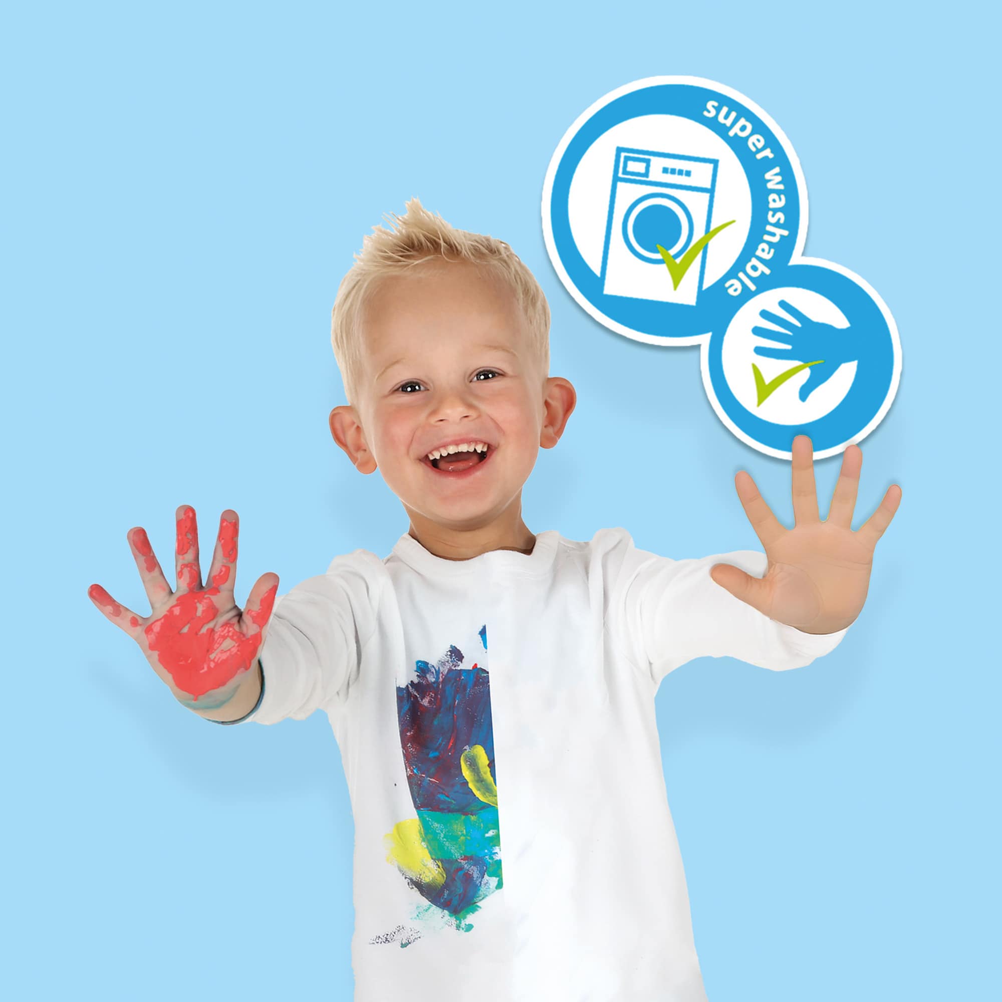 Fingermalfarben, SES CREATIVE, Gelb – Produktansicht