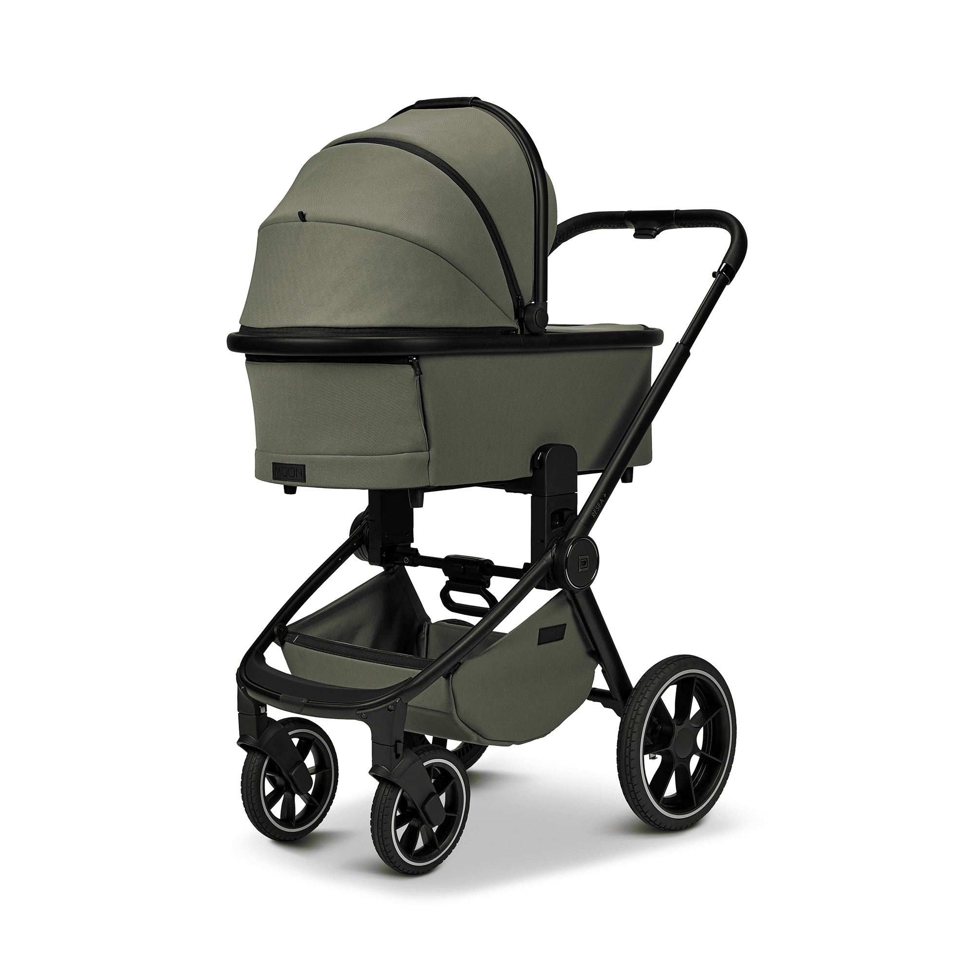 Kombi-Kinderwagen, MOON, Grün – Produktansicht