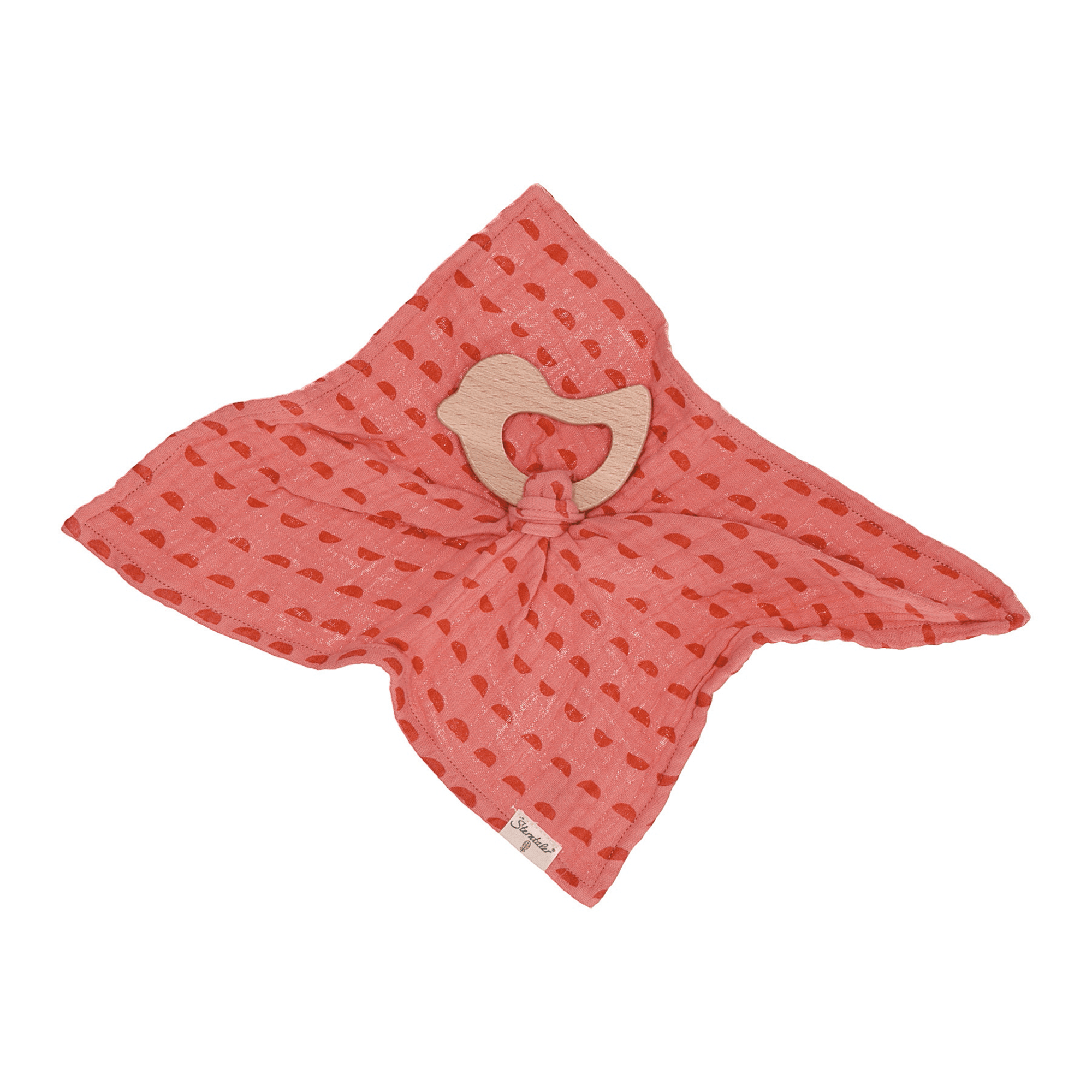 Schmusetücher, Sterntaler, Rot – Produktansicht