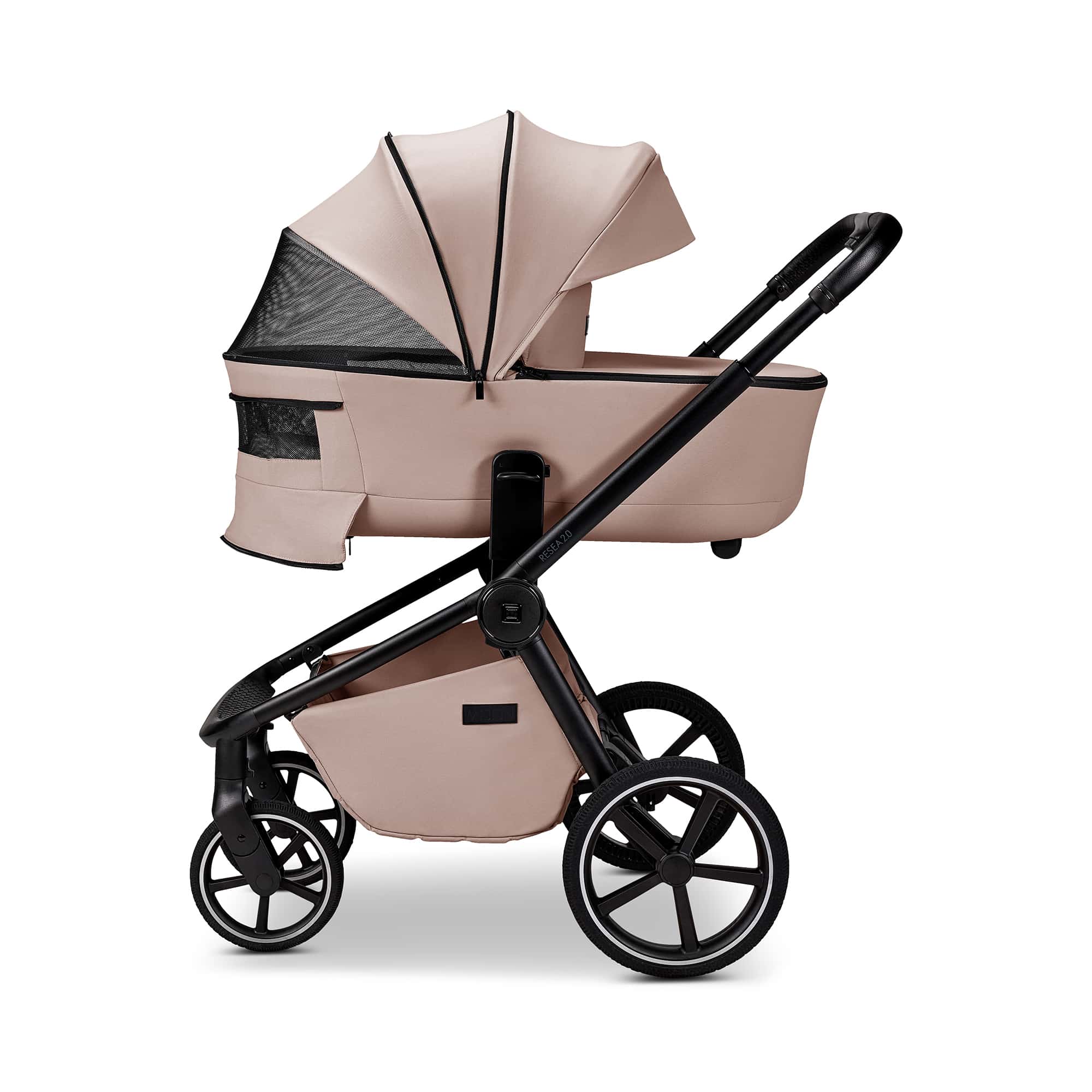 Kombi-Kinderwagen, MOON, Beige – Produktansicht