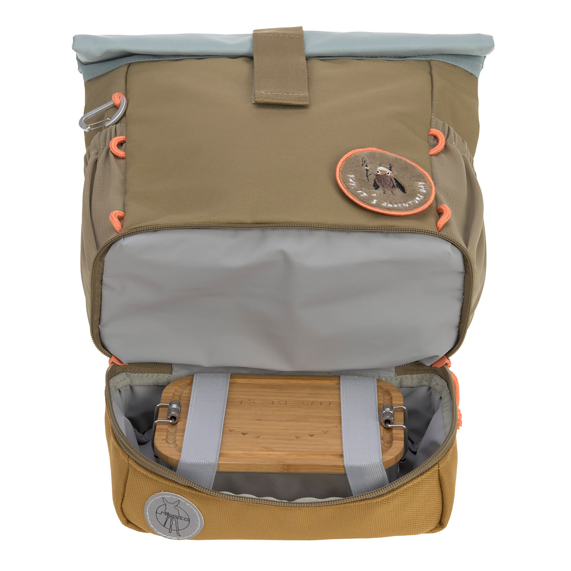 Kinderrucksäcke, LÄSSIG, Grün – Produktansicht