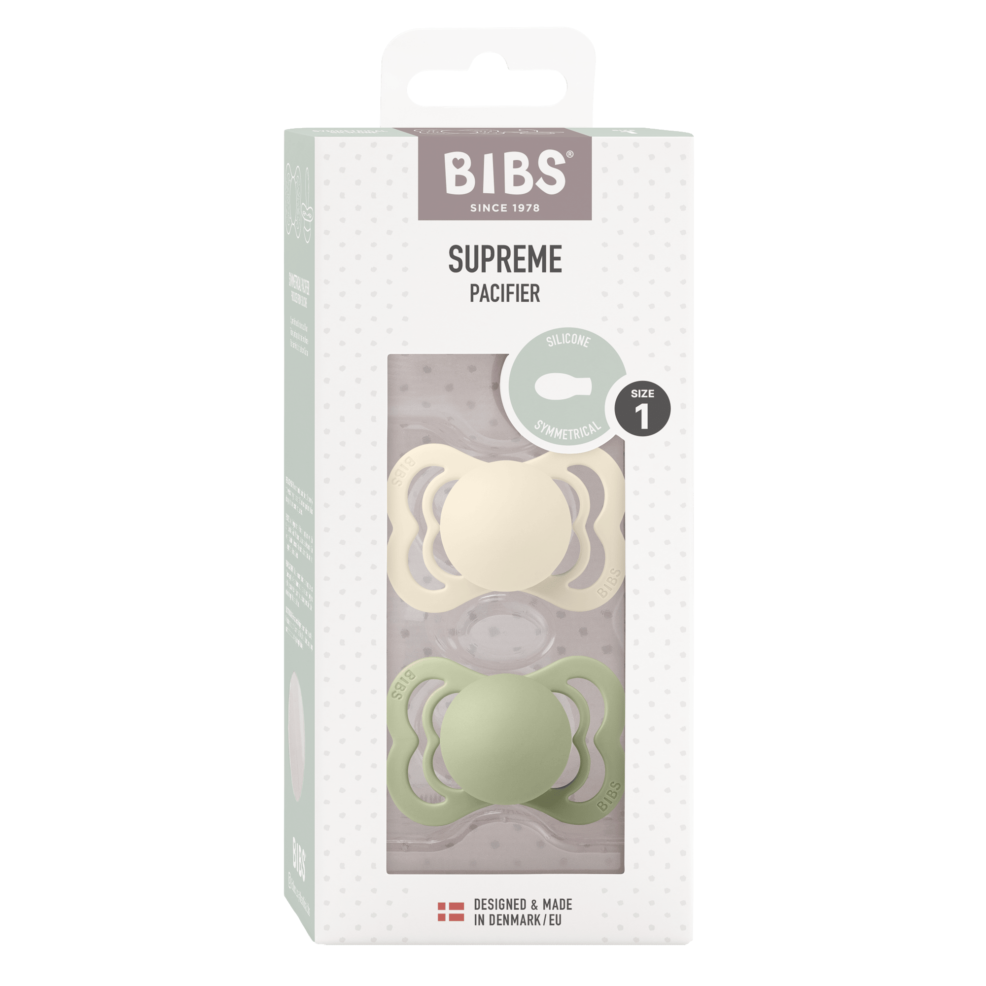 Schnuller, BIBS, Beige – Produktansicht