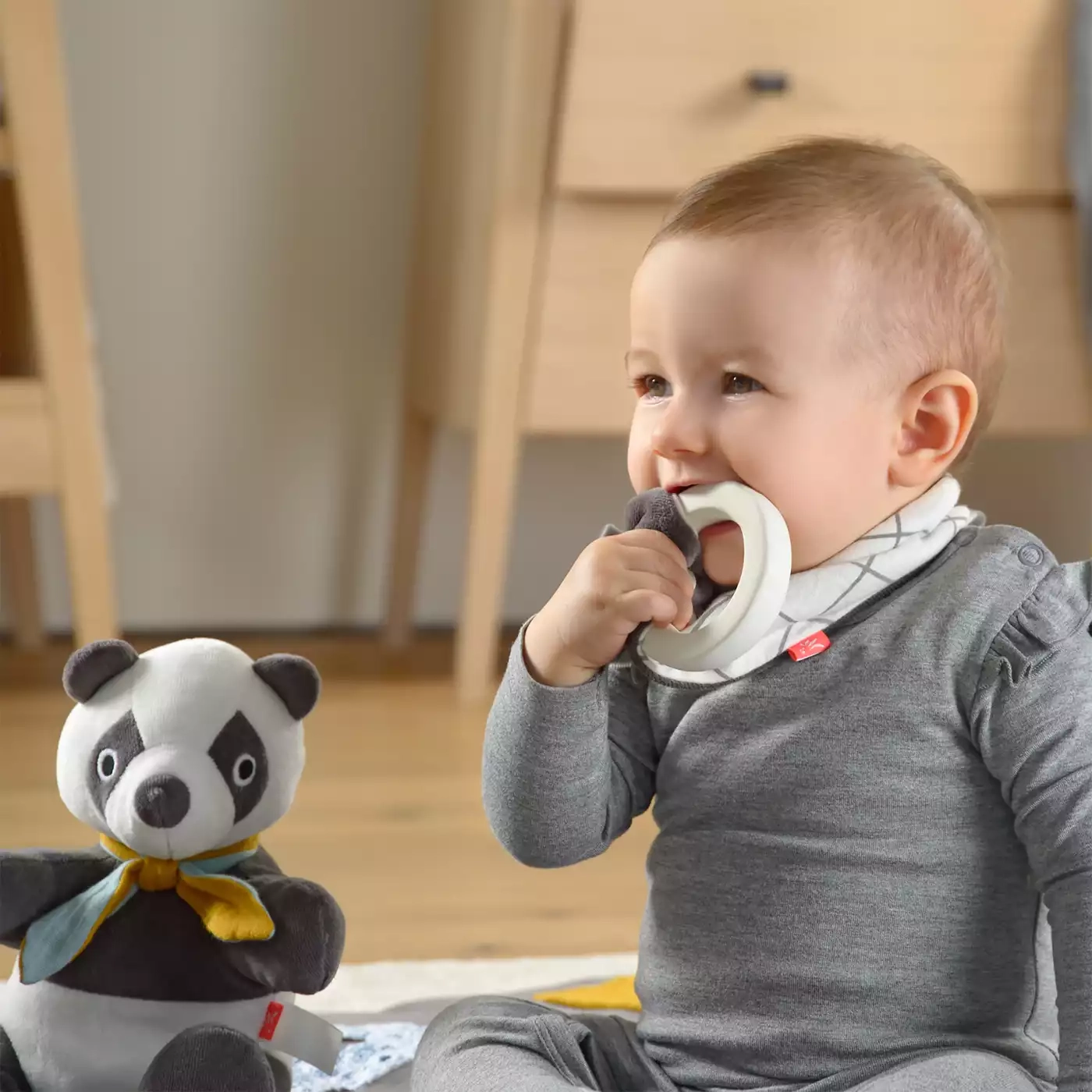 Spieluhren, kikadu, Mehrfarbig – Besonderheit: Organic Cotton und GOTS-Siegel