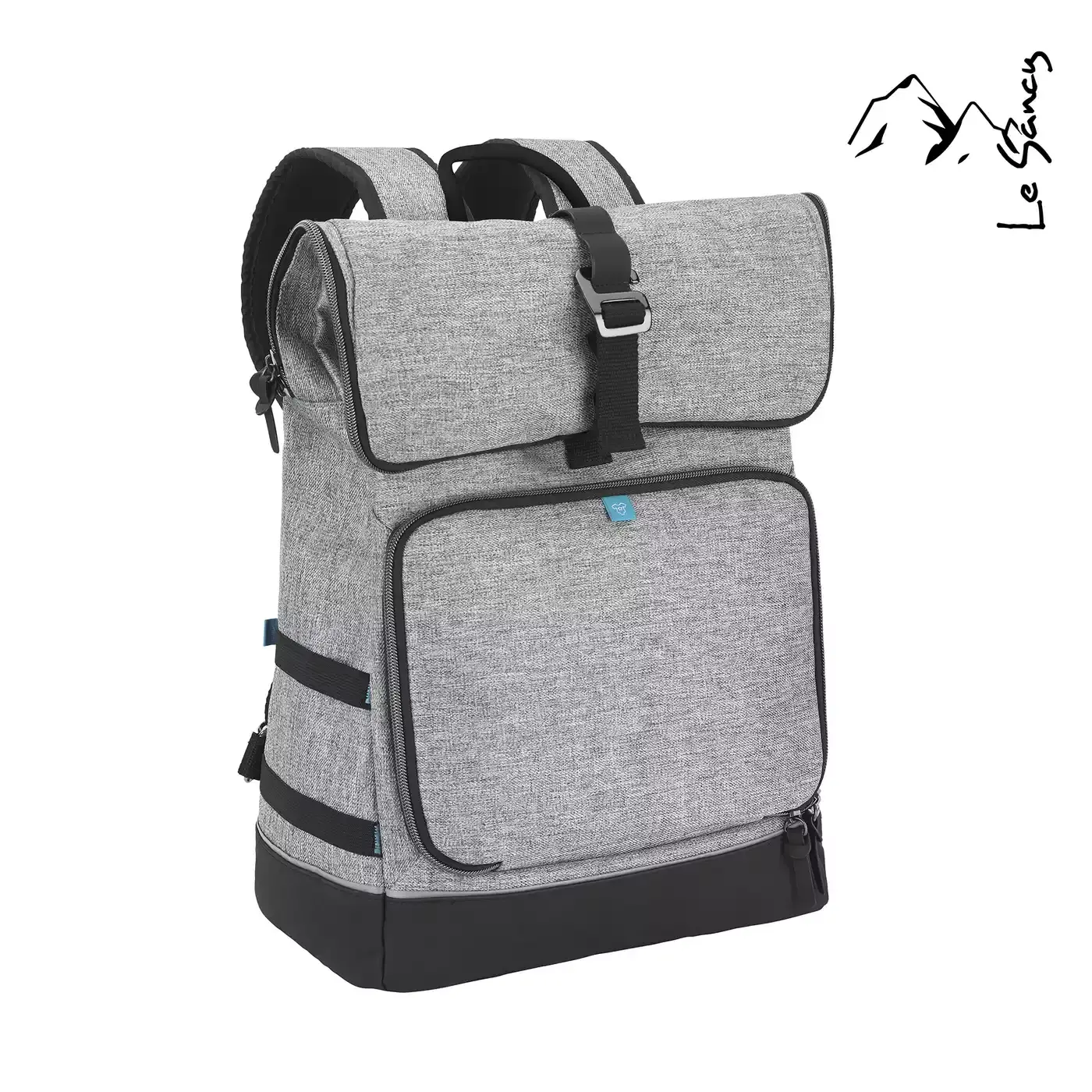 LE Sancy Rucksack Smokey babymoov Grau Grau 2000575358603 1