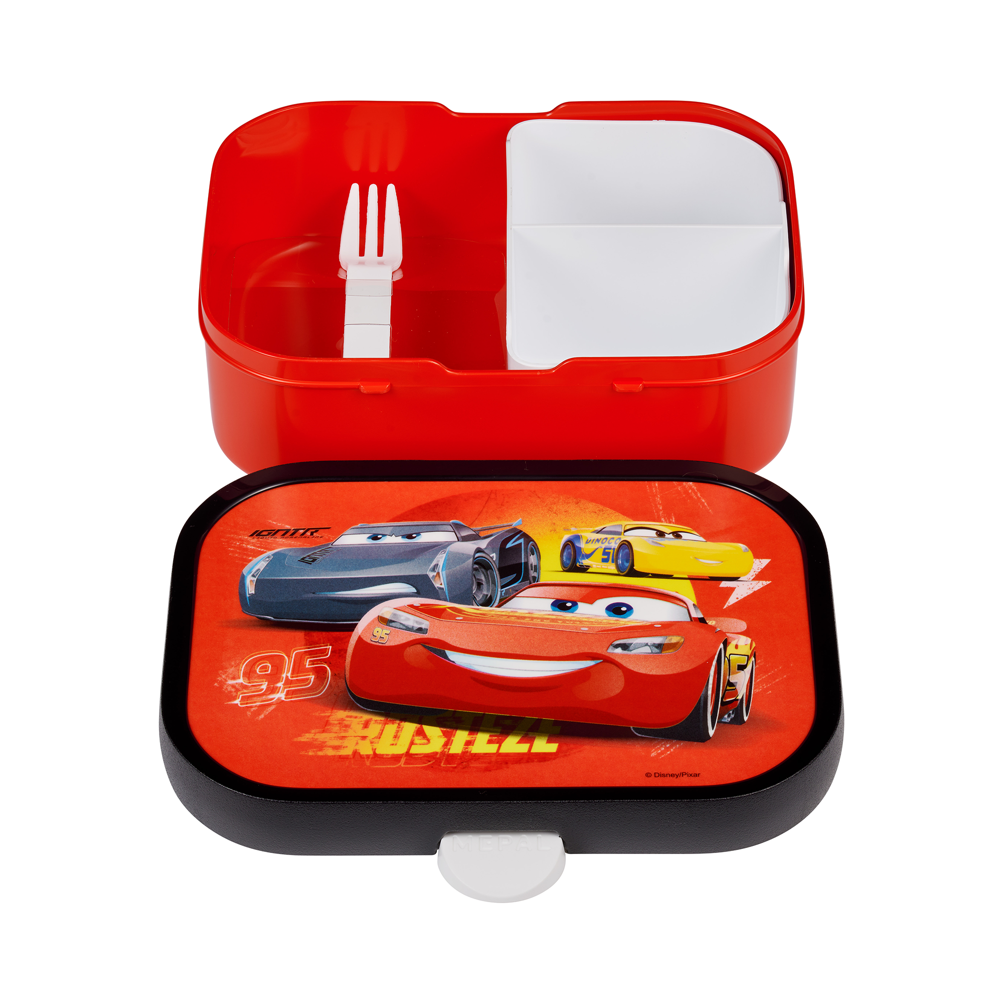 Brotdosen & Snackboxen, MEPAL, Rot – Besonderheit: mit Bento-Einsatz und Snackgabel