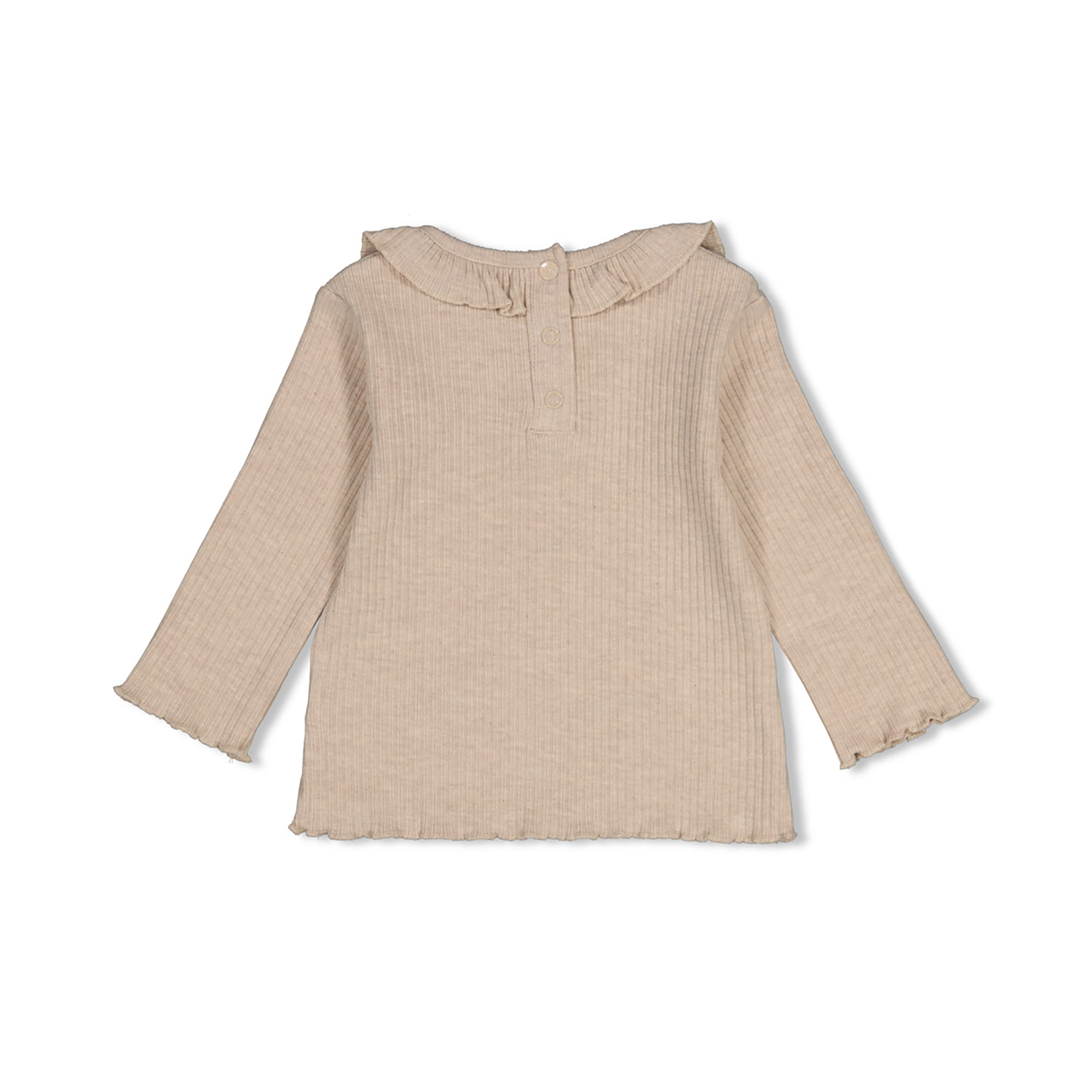 Langarmshirts, FEETJE, Beige – Besonderheit: aus 80% Baumwolle