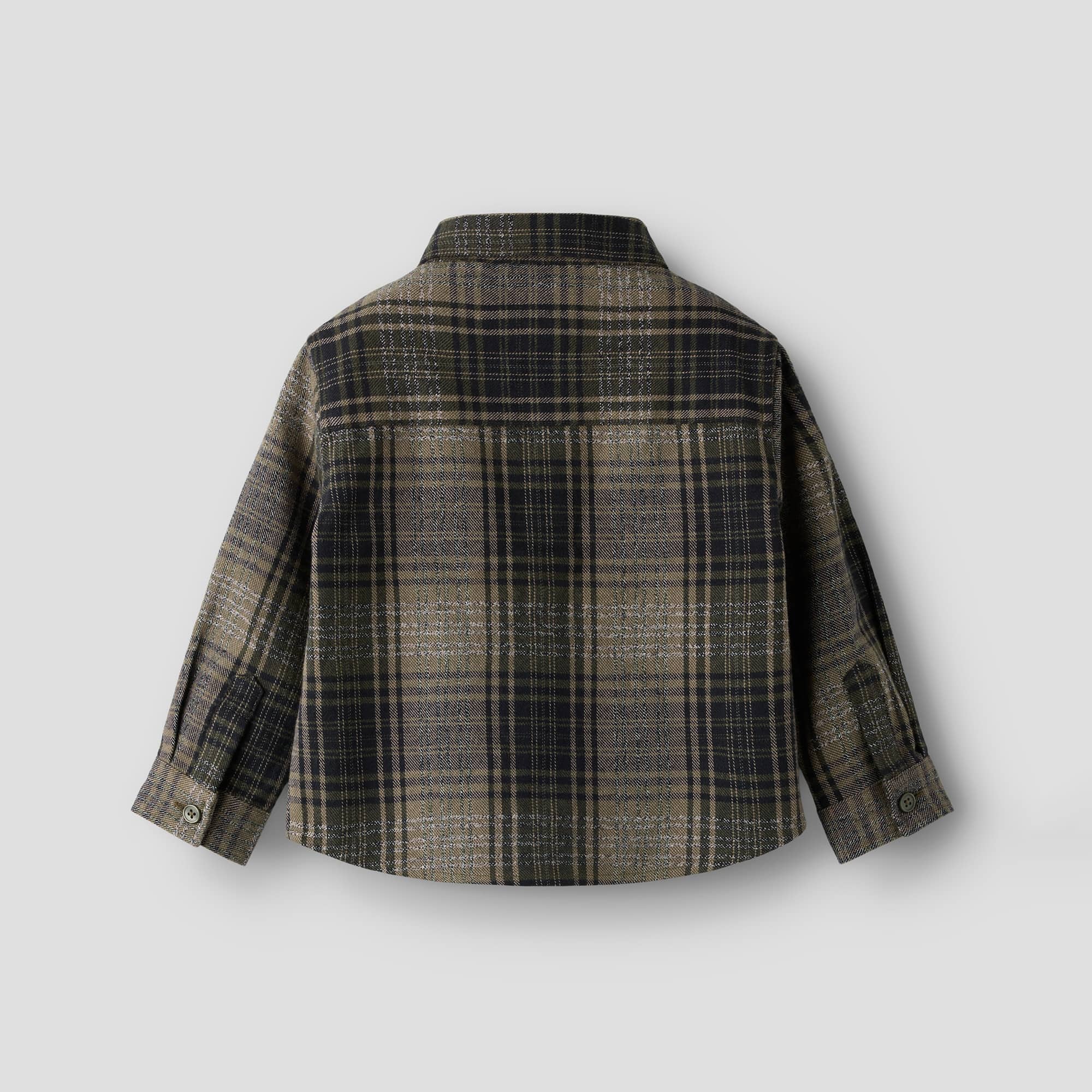 Langarmshirts, name it, Grün – Besonderheit: Ärmelbündchen mit Knopf
