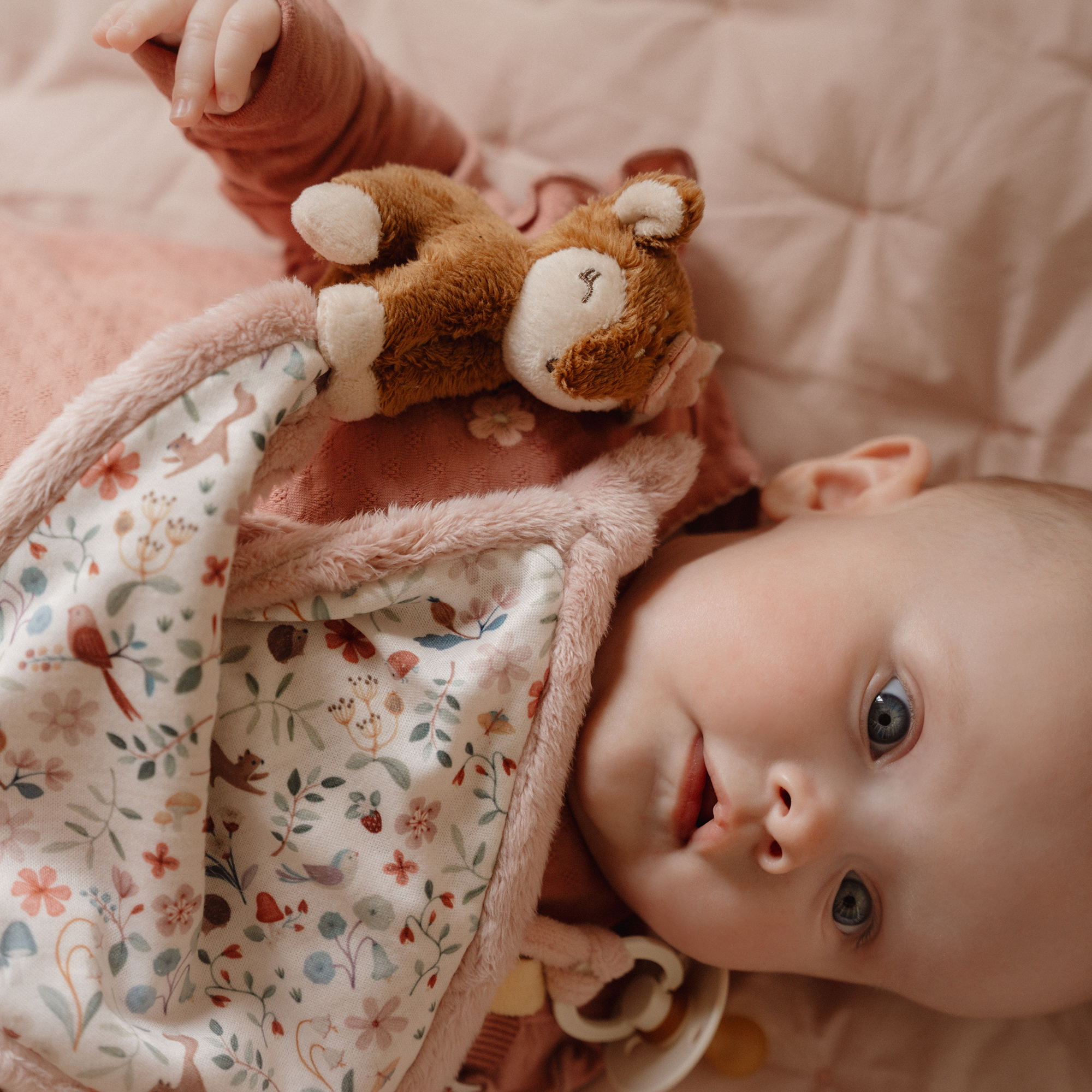 Schmusetücher, LITTLE DUTCH, Pink – Besonderheit: treuer Begleiter von Geburt an