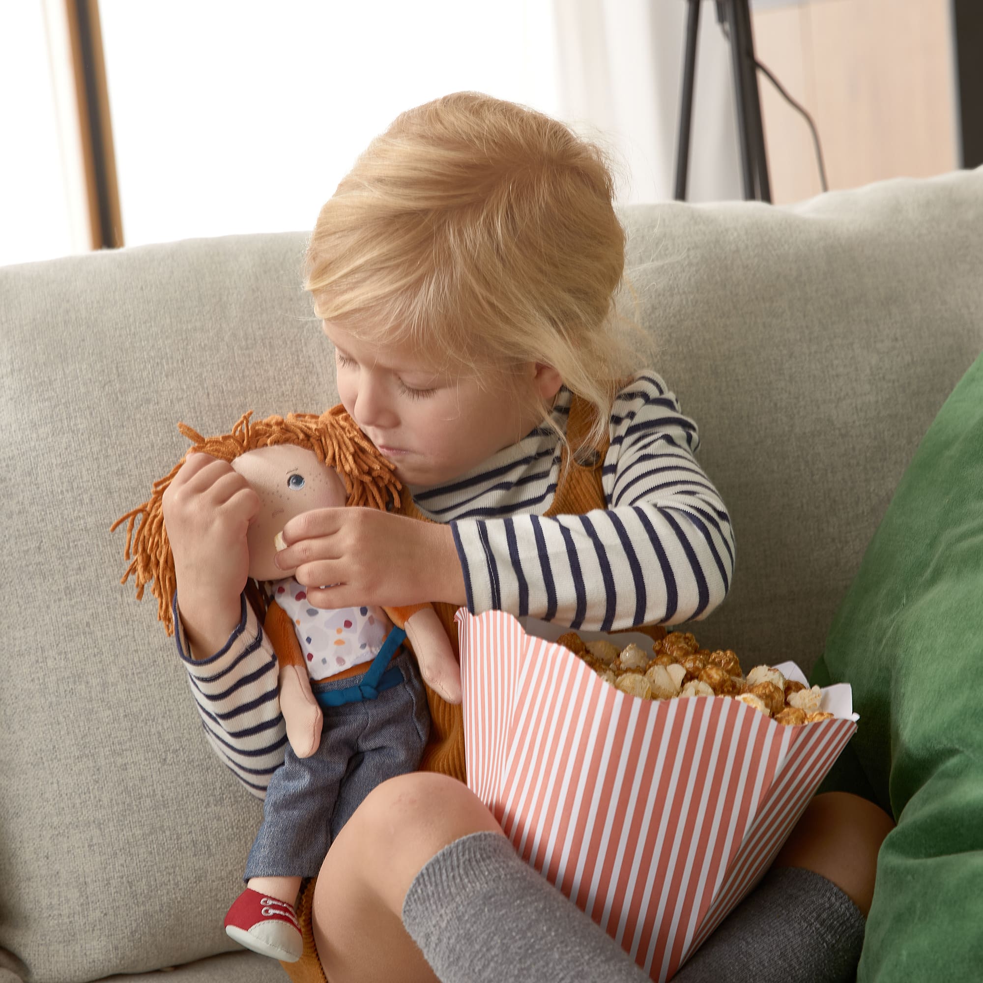 Puppen & Puppenwagen, HABA, Orange – Produktansicht