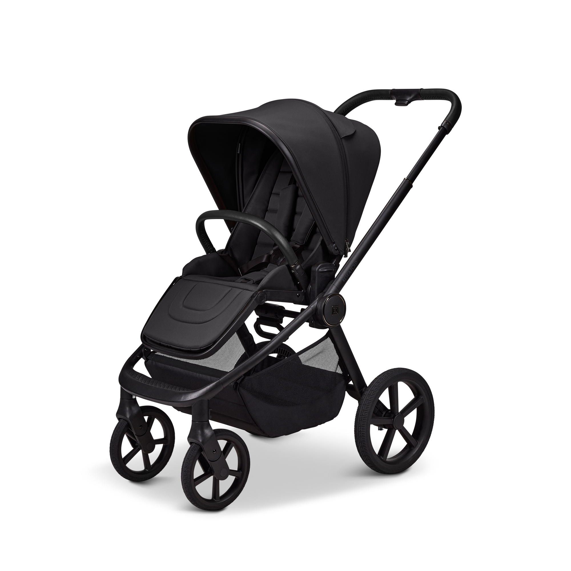 Kombi-Kinderwagen, MOON, Schwarz – Produktansicht