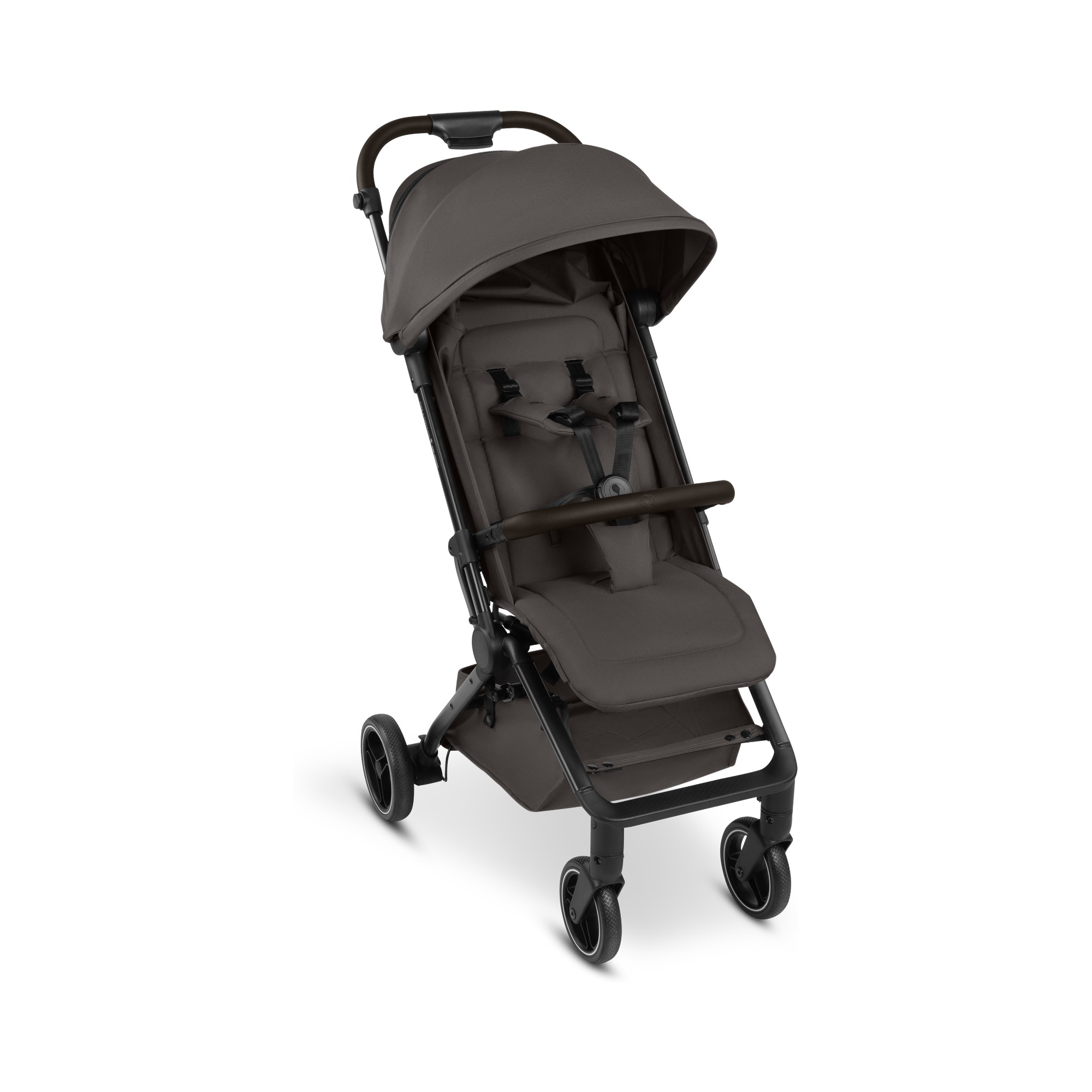 Buggys, ABC DESIGN, Braun – Besonderheit: mit nur einer Hand zu bedienen: Falten, lenken und tragen