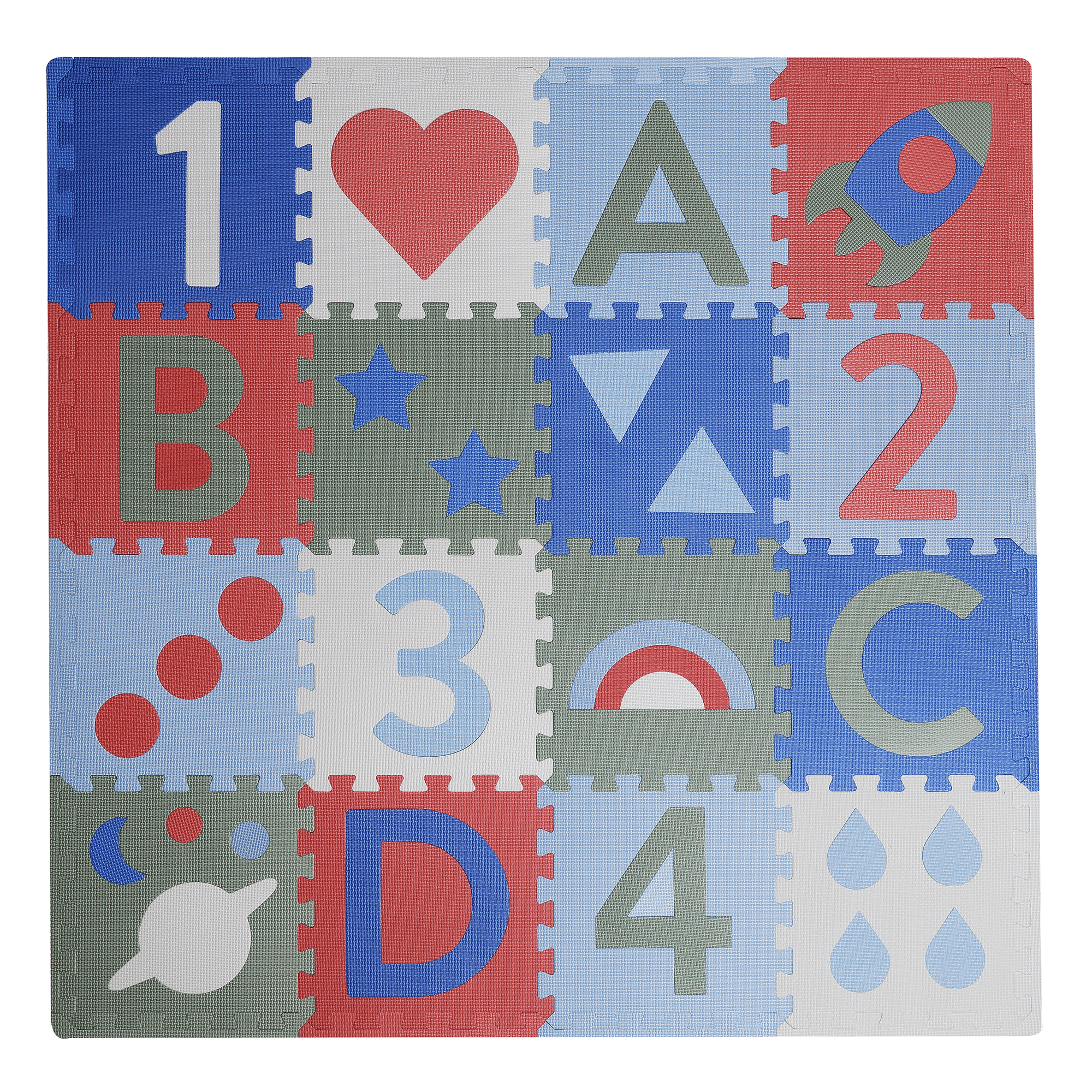 Spielmatte Puzzle Nora KINDSGUT Blau 2000584300105 1