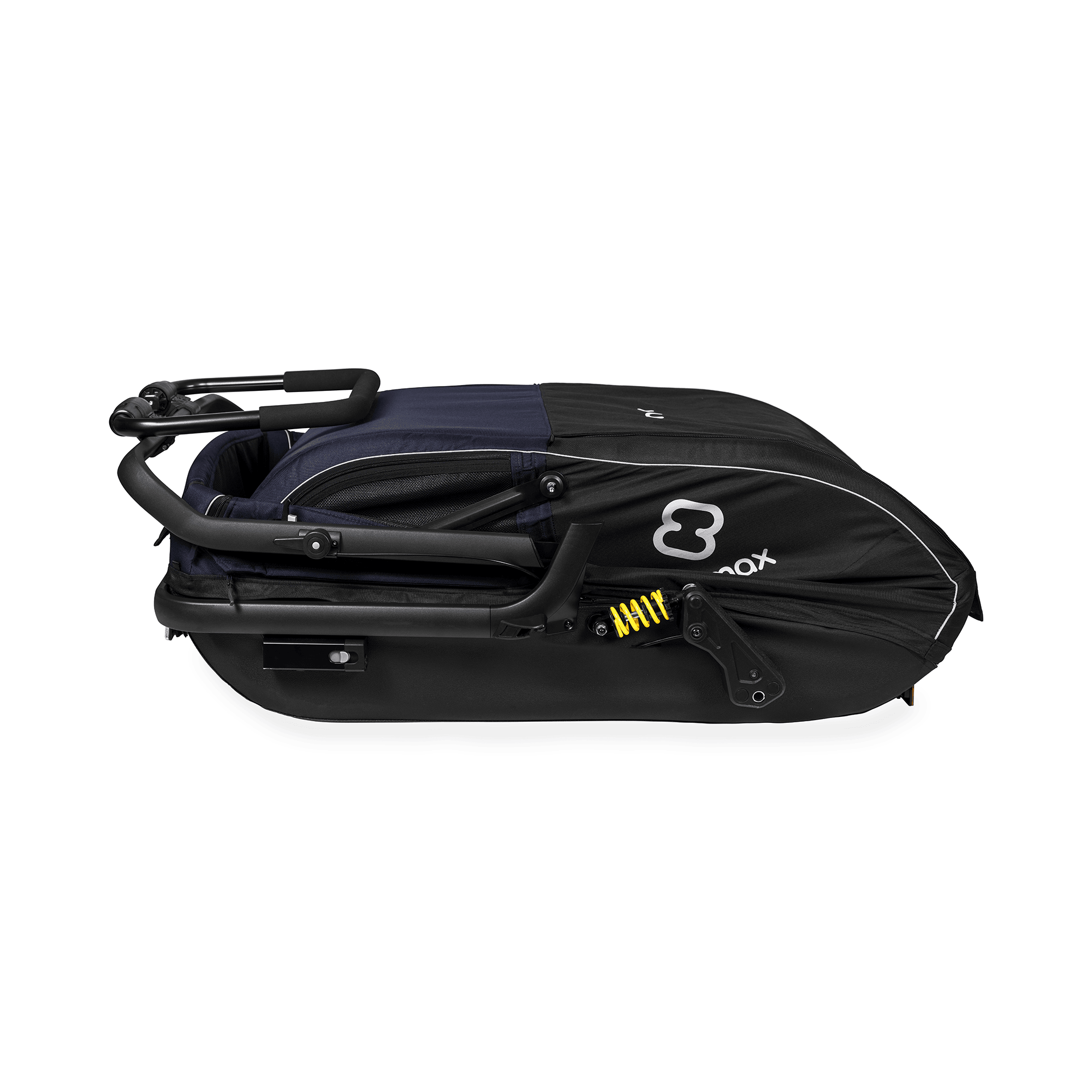 Fahrradanhänger, hamax, Blau – Produktansicht