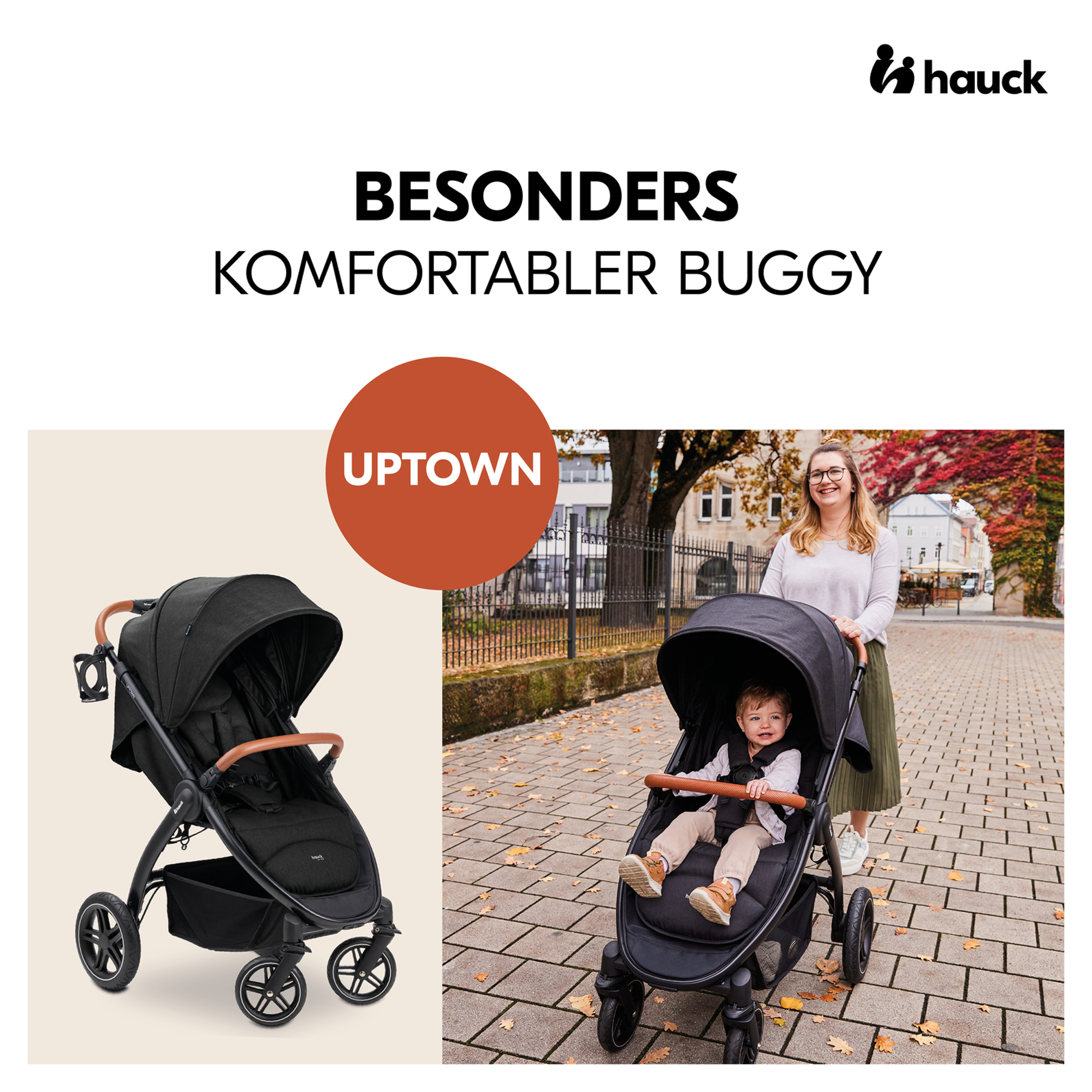 Buggys, hauck, Schwarz – Produktansicht