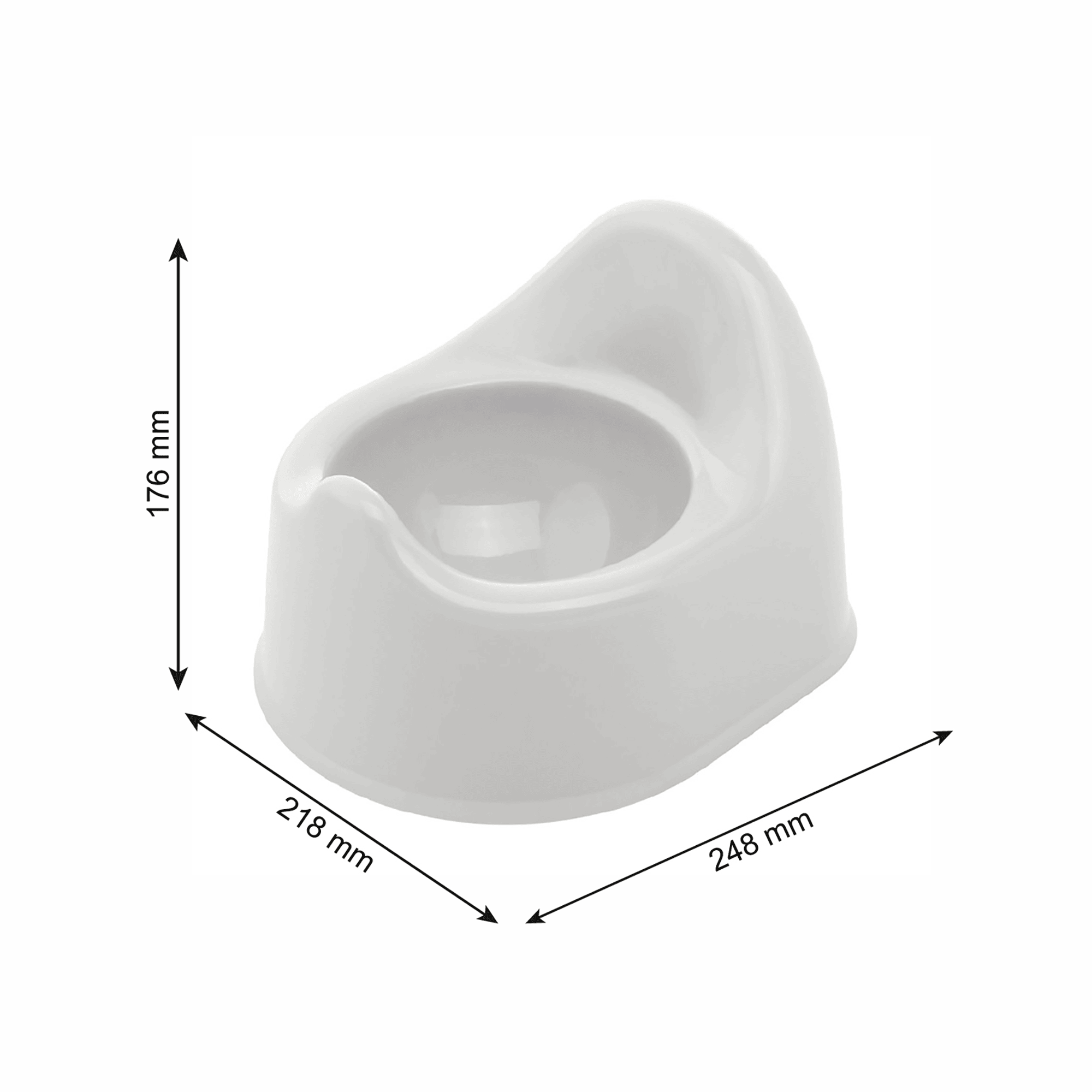 Töpfchen, rotho Babydesign, Weiß – Produktansicht