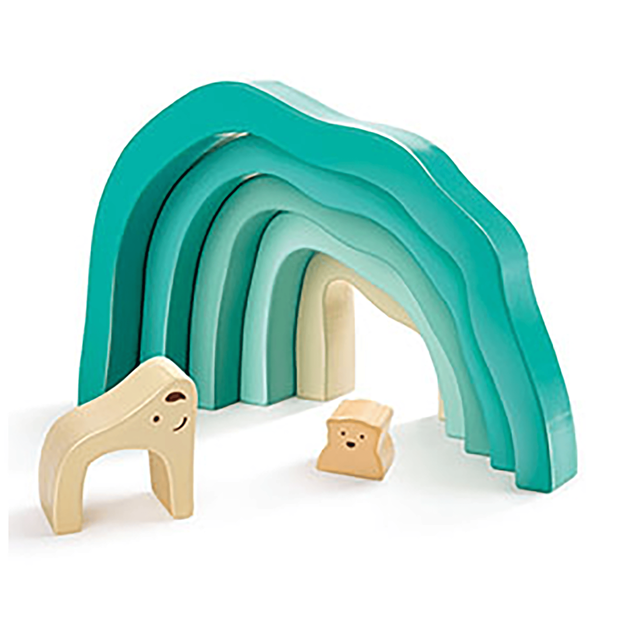 Stapeltürme, Hape, Grün – Produktansicht