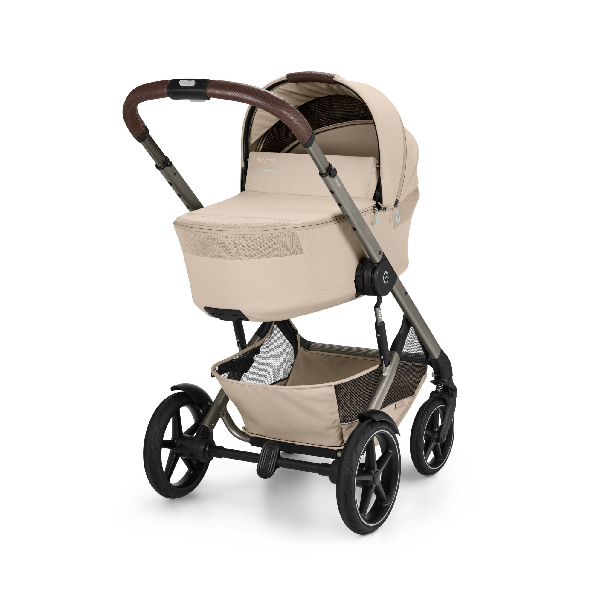 cybex, Beige – Besonderheit: kompakte Faltung (auch mit Babywanne)