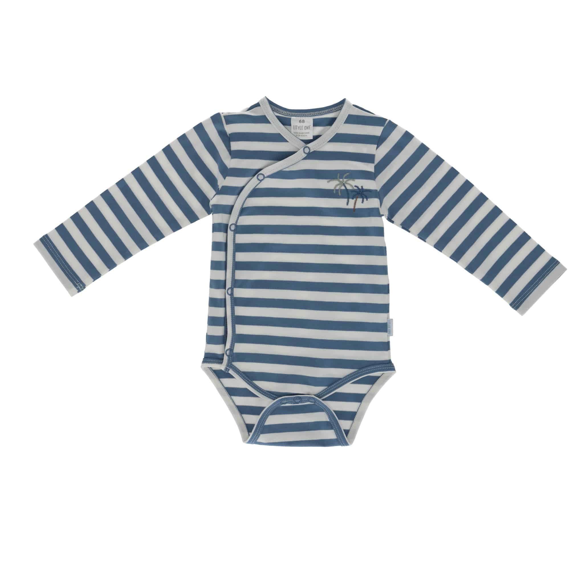 Wickelbodys, LITTLE ONE, Blau – Besonderheit: aus 95% Baumwolle