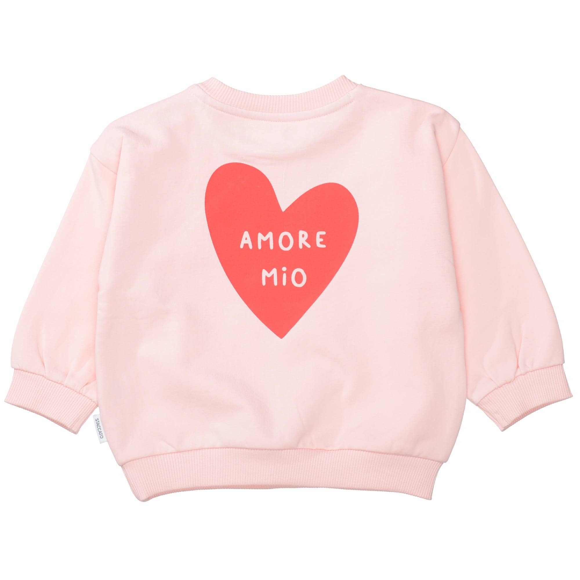 Pullover & Sweatshirts, STACCATO, Pink – Besonderheit: aus 95% Baumwolle