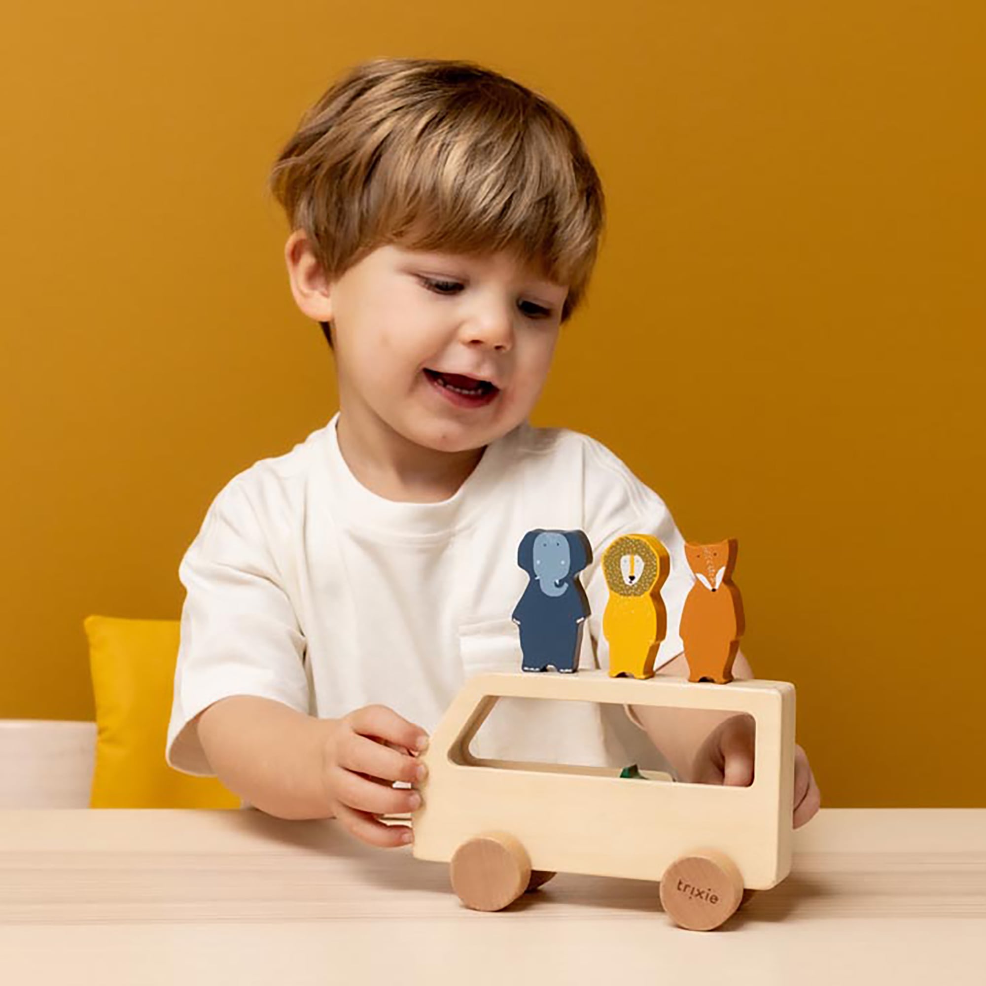 Holzspielzeug, trixie, Mehrfarbig – Produktansicht