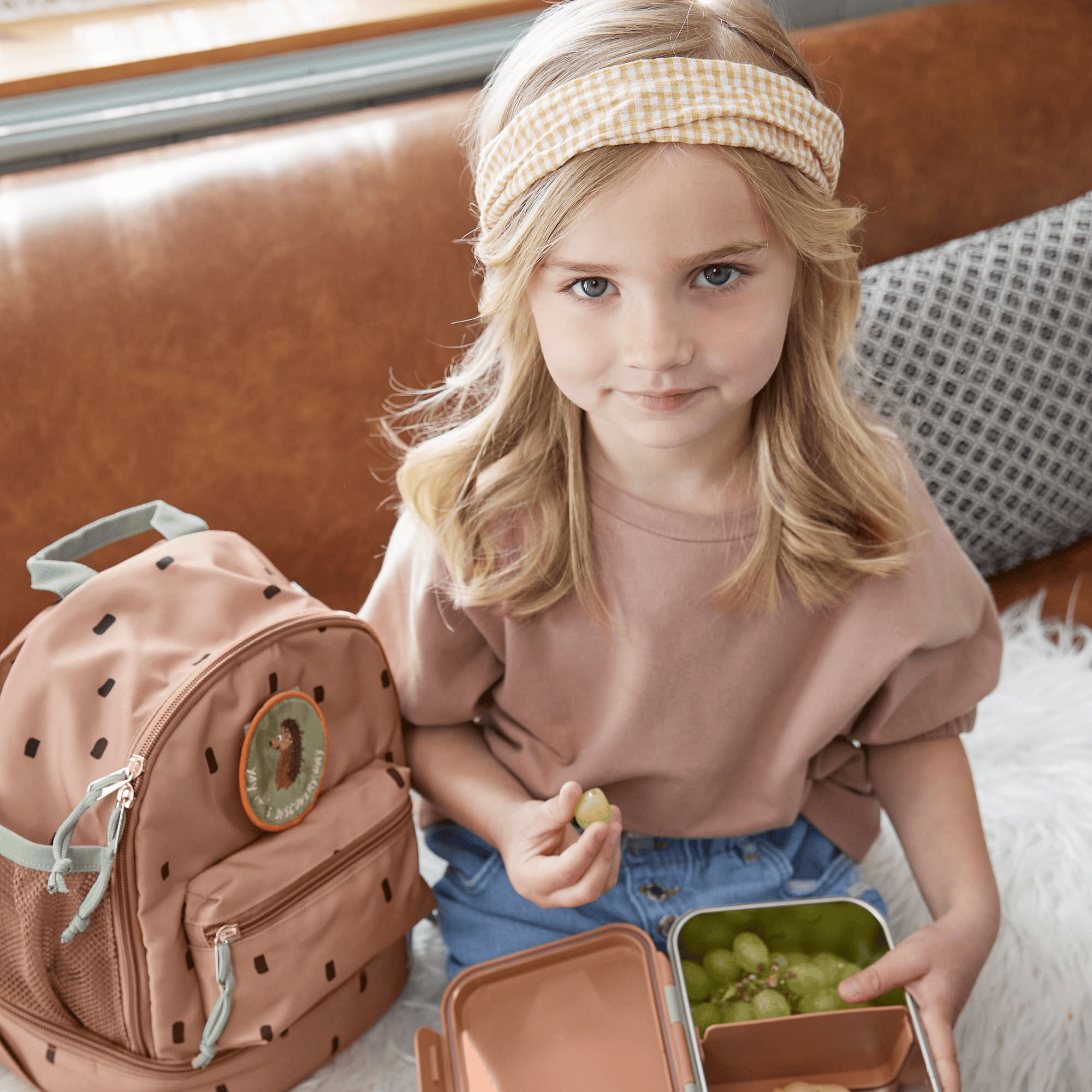 Brotdosen & Snackboxen, LÄSSIG, Beige – Besonderheit: flexibel einsetzbare Trennung