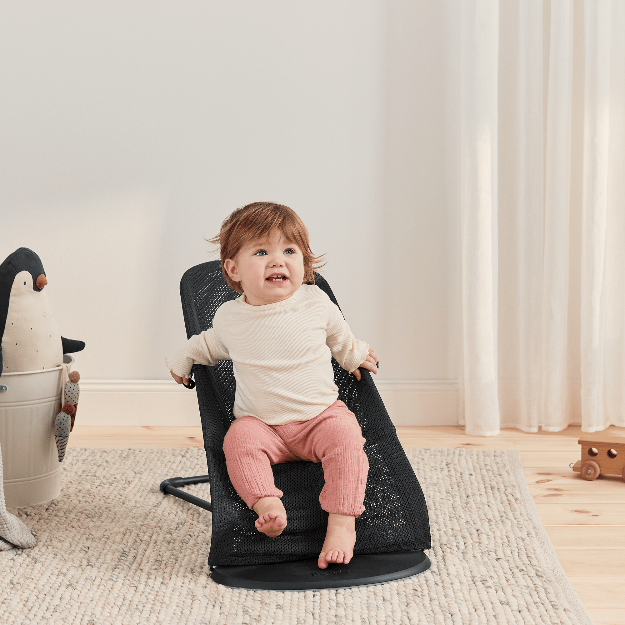 Wippen, BABYBJÖRN, Schwarz – Produktansicht