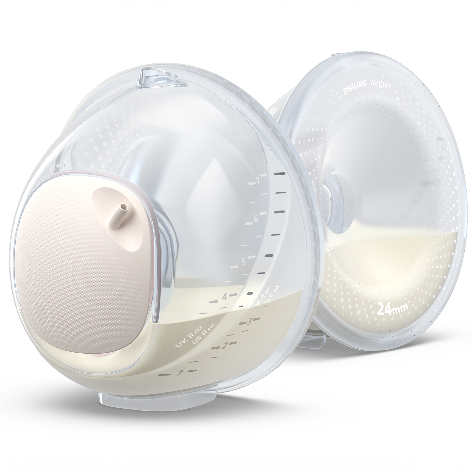 Hands Free Milchpumpen, PHILIPS AVENT, Weiß – Produktansicht