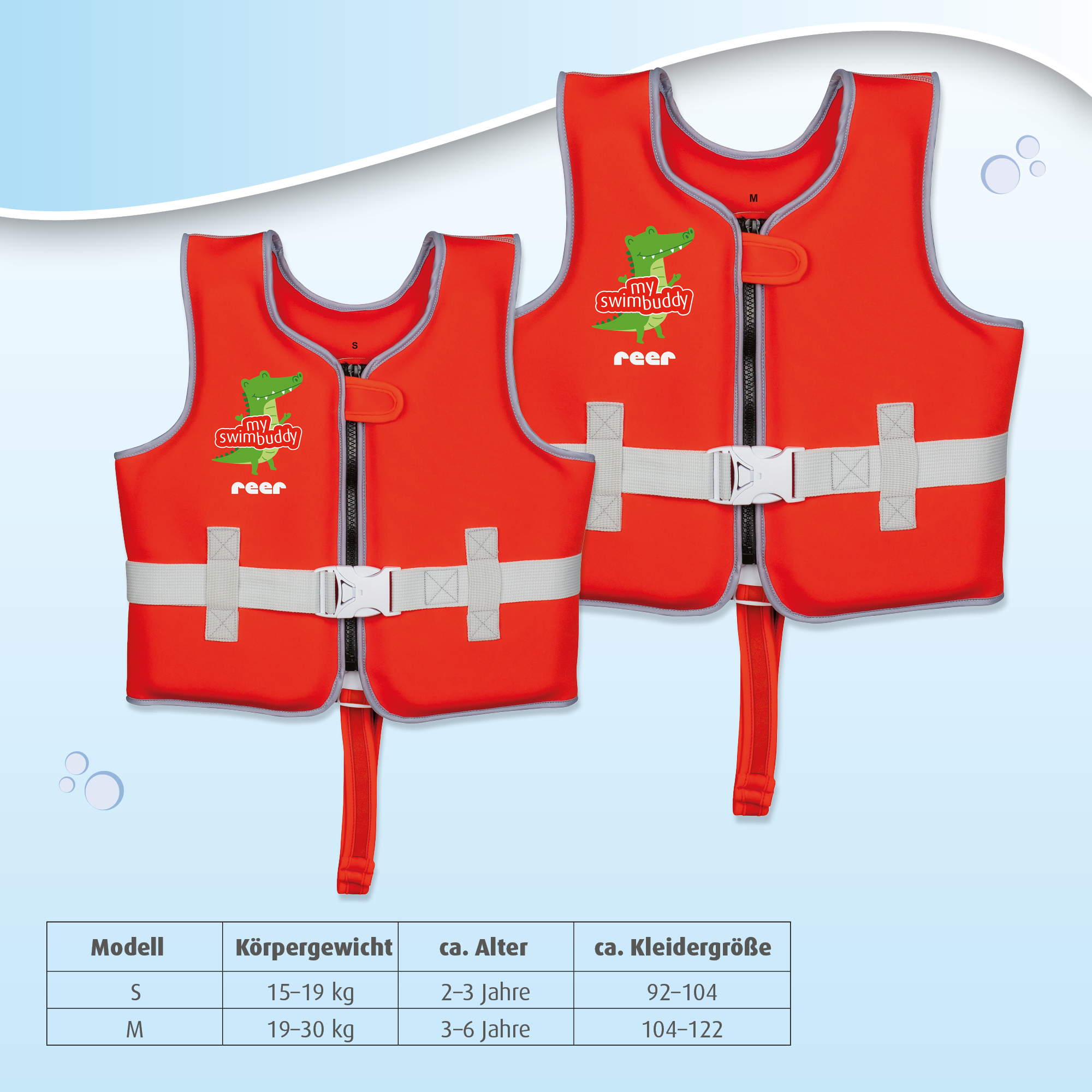 Schwimmflügel & Schwimmhilfen, reer, Rot – Produktansicht