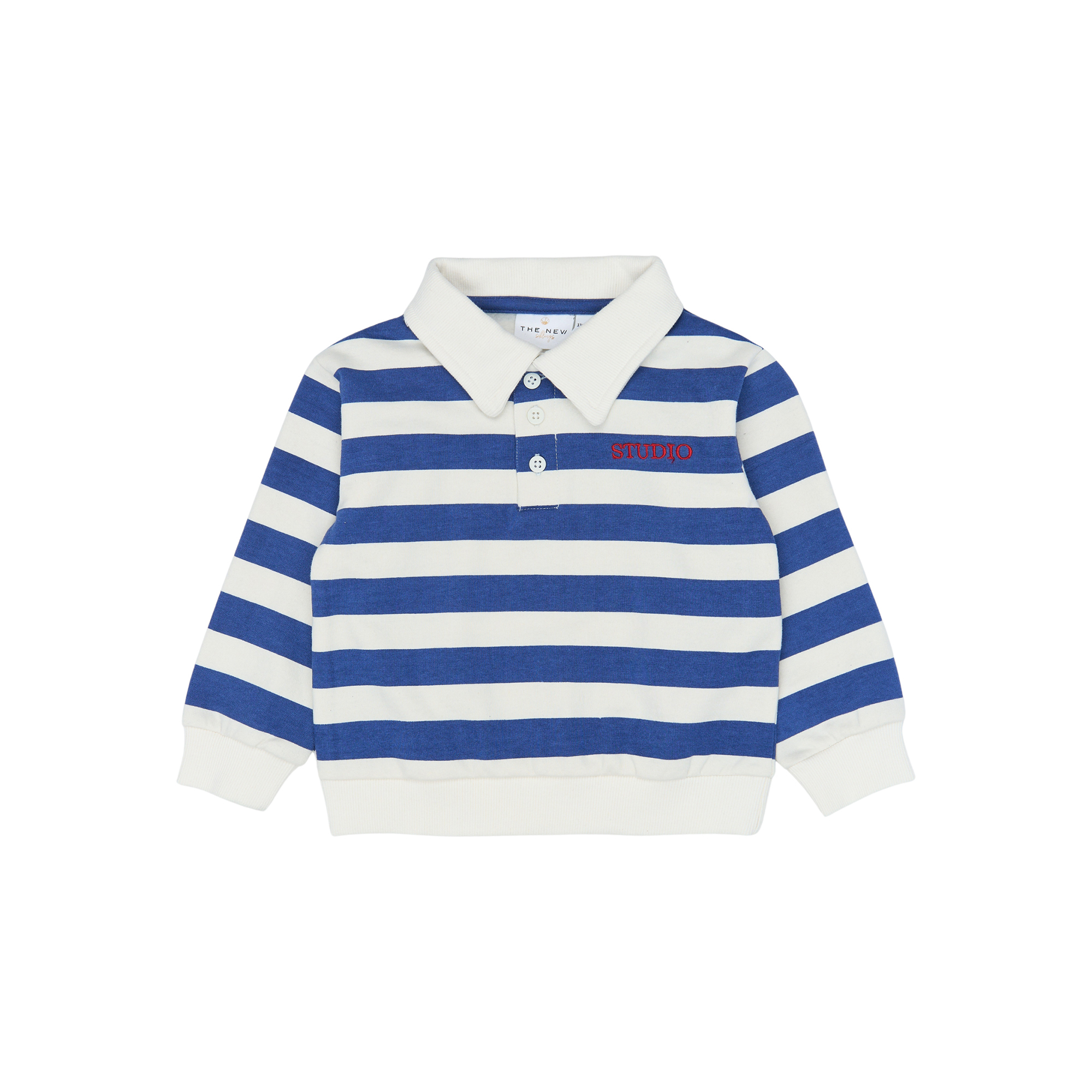 Pullover & Sweatshirts, mikk-line, Blau – Besonderheit: aus 100% Baumwolle