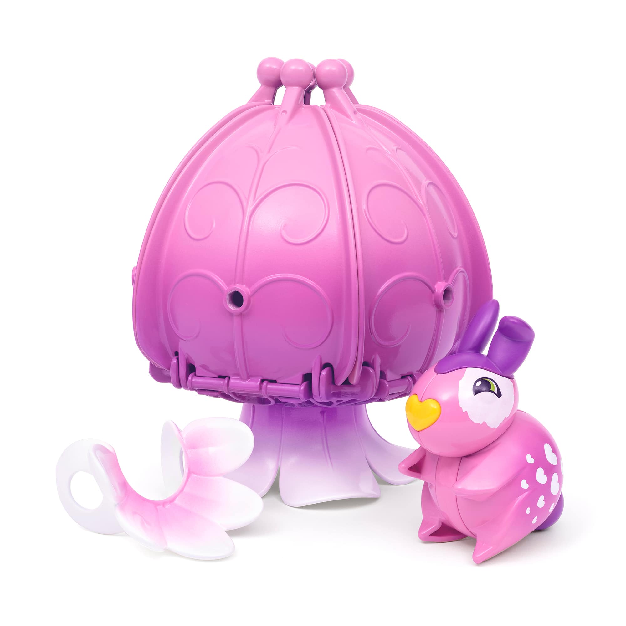 Spielfiguren, Ravensburger, Pink – Besonderheit: inklusive Flora-Figur Heather, Blumenhaus, Blume, Blumenkragen