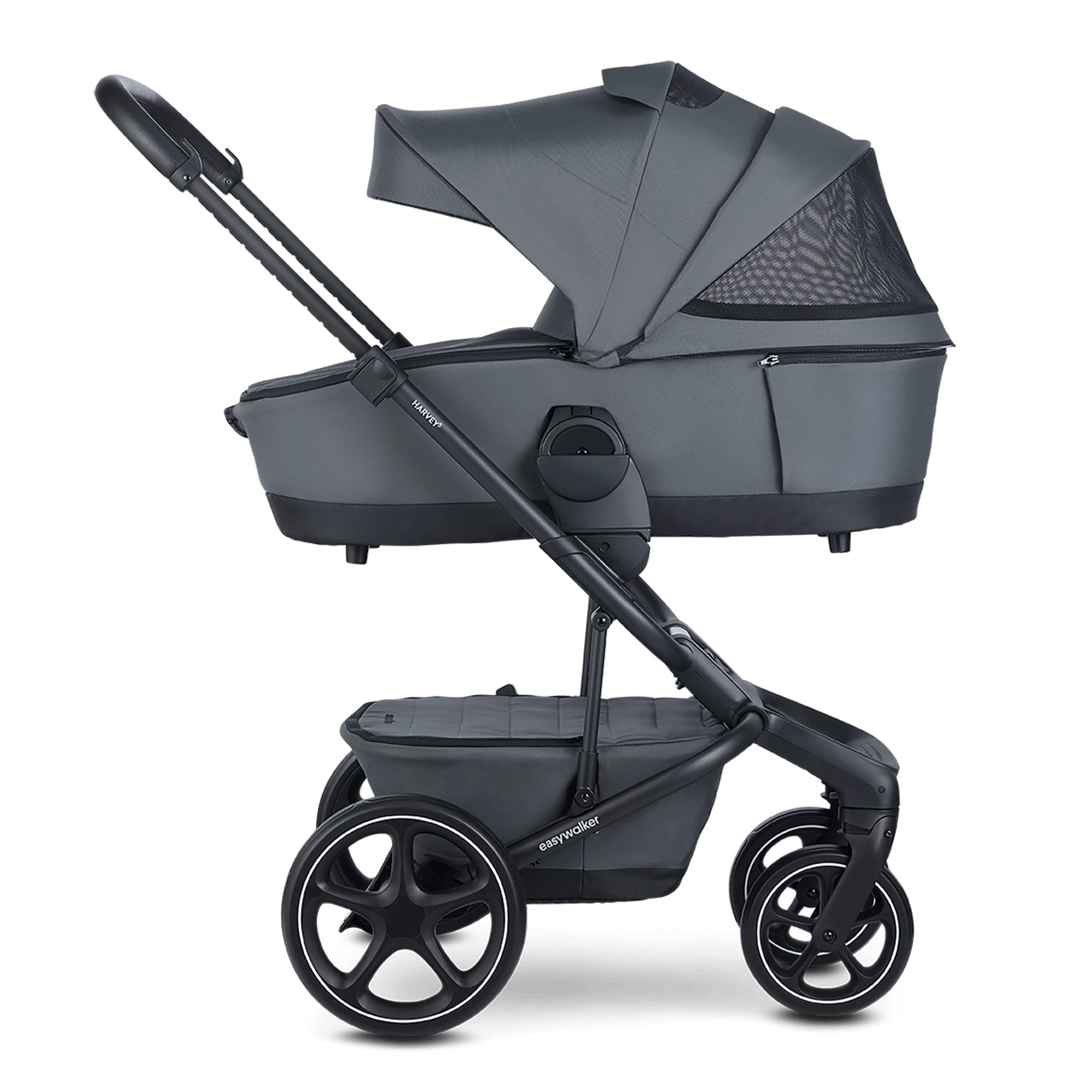 Kombi-Kinderwagen, easywalker, Grau – Produktansicht