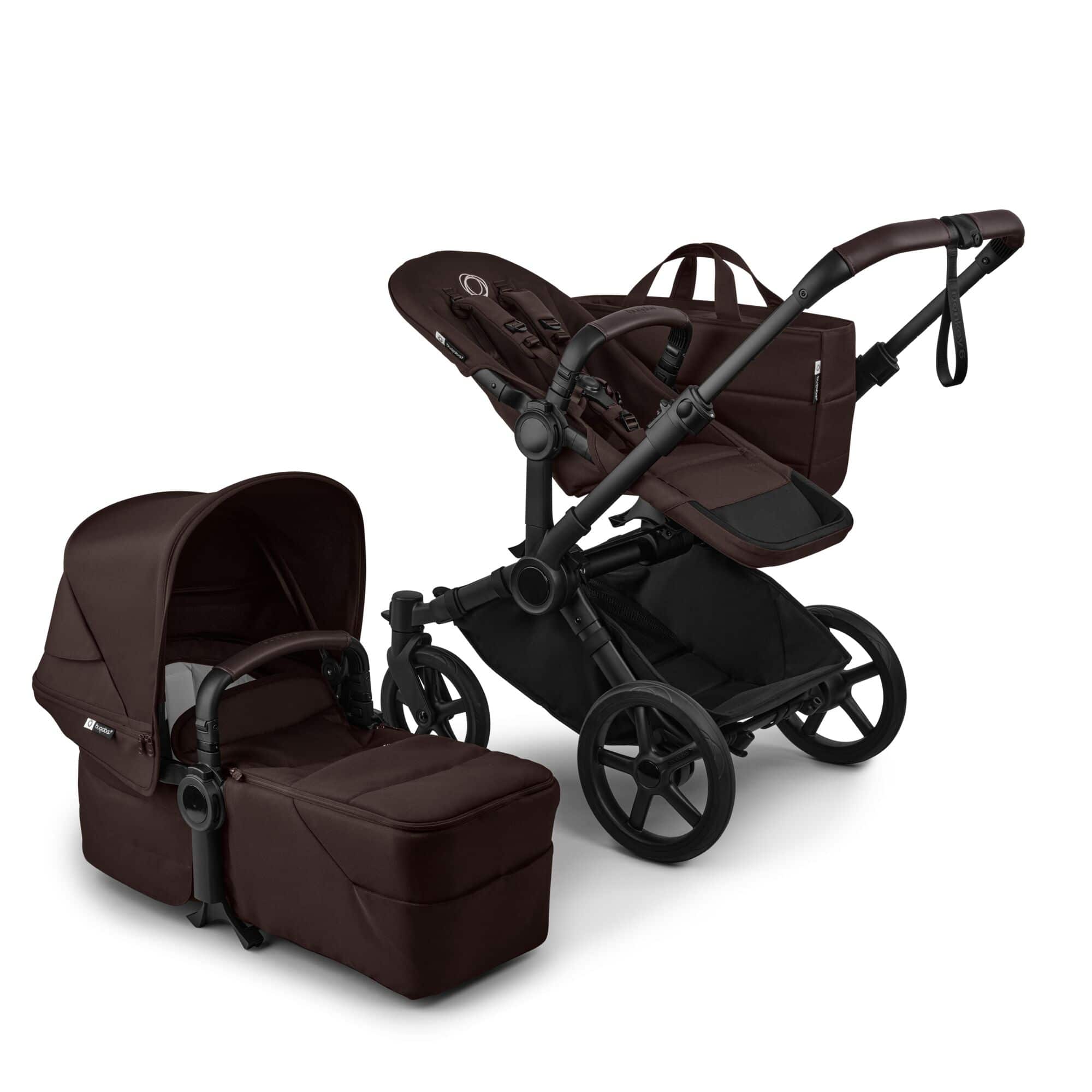 Kombi-Kinderwagen, bugaboo, Braun – Produktansicht