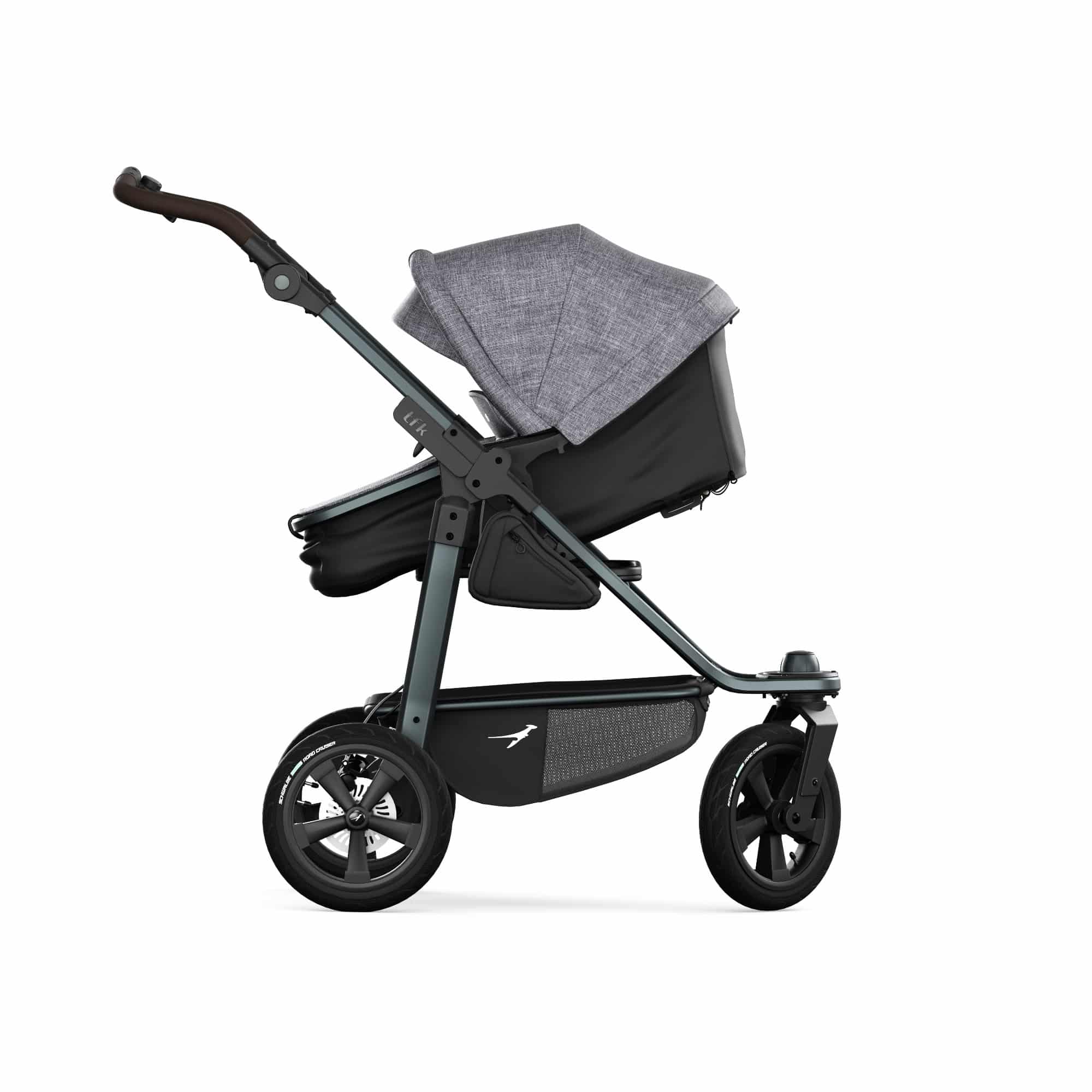 Kombi-Kinderwagen, tfk, Grau – Produktansicht