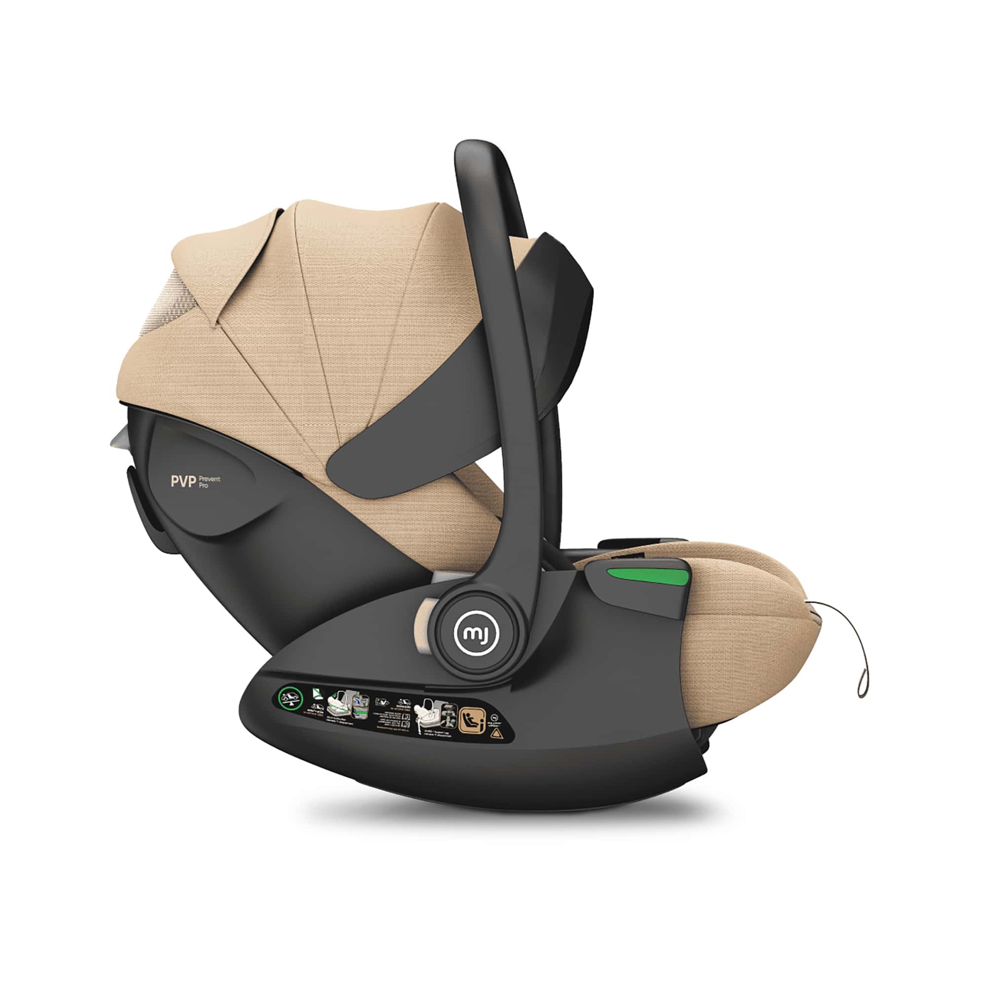 Babyschalen 0-13 kg, Gruppe 0+, My junior, Beige – Produktansicht