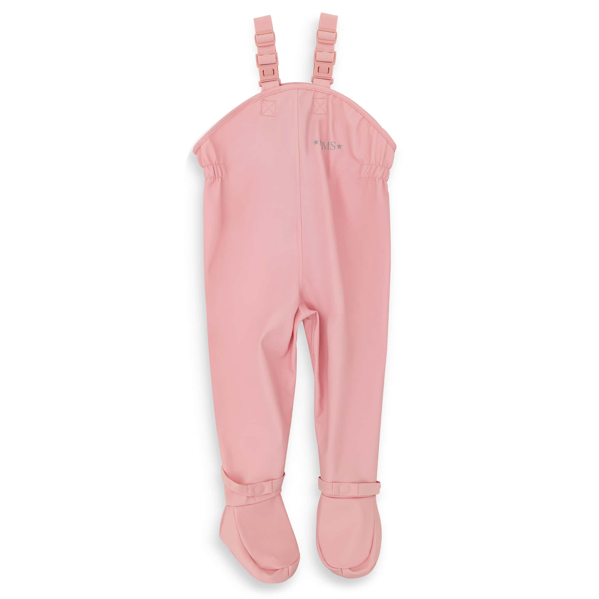 BabyBuddy® Regenhose mit Füßen BMS Pink Rosa 2071582589007 1