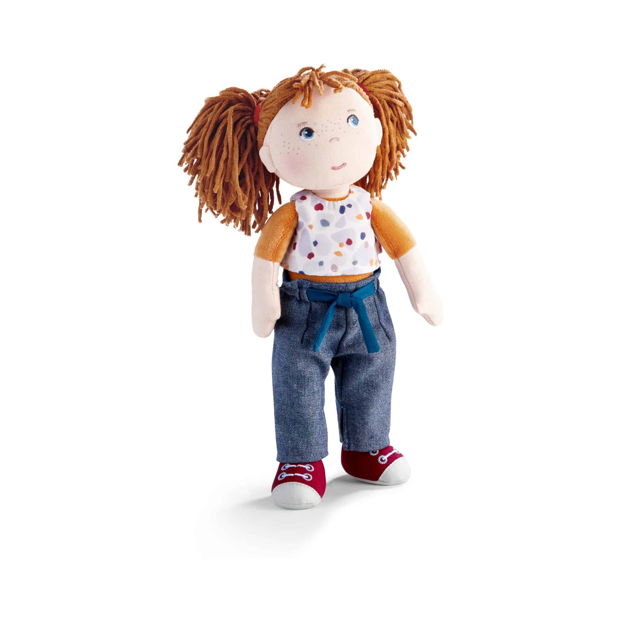 Puppen & Puppenwagen, HABA, Orange – Produktansicht