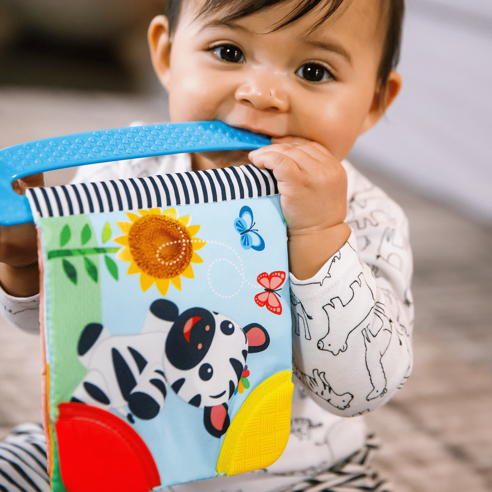 Babybuch mit Zahnungshilfe baby einstein Mehrfarbig 2000583113706 2