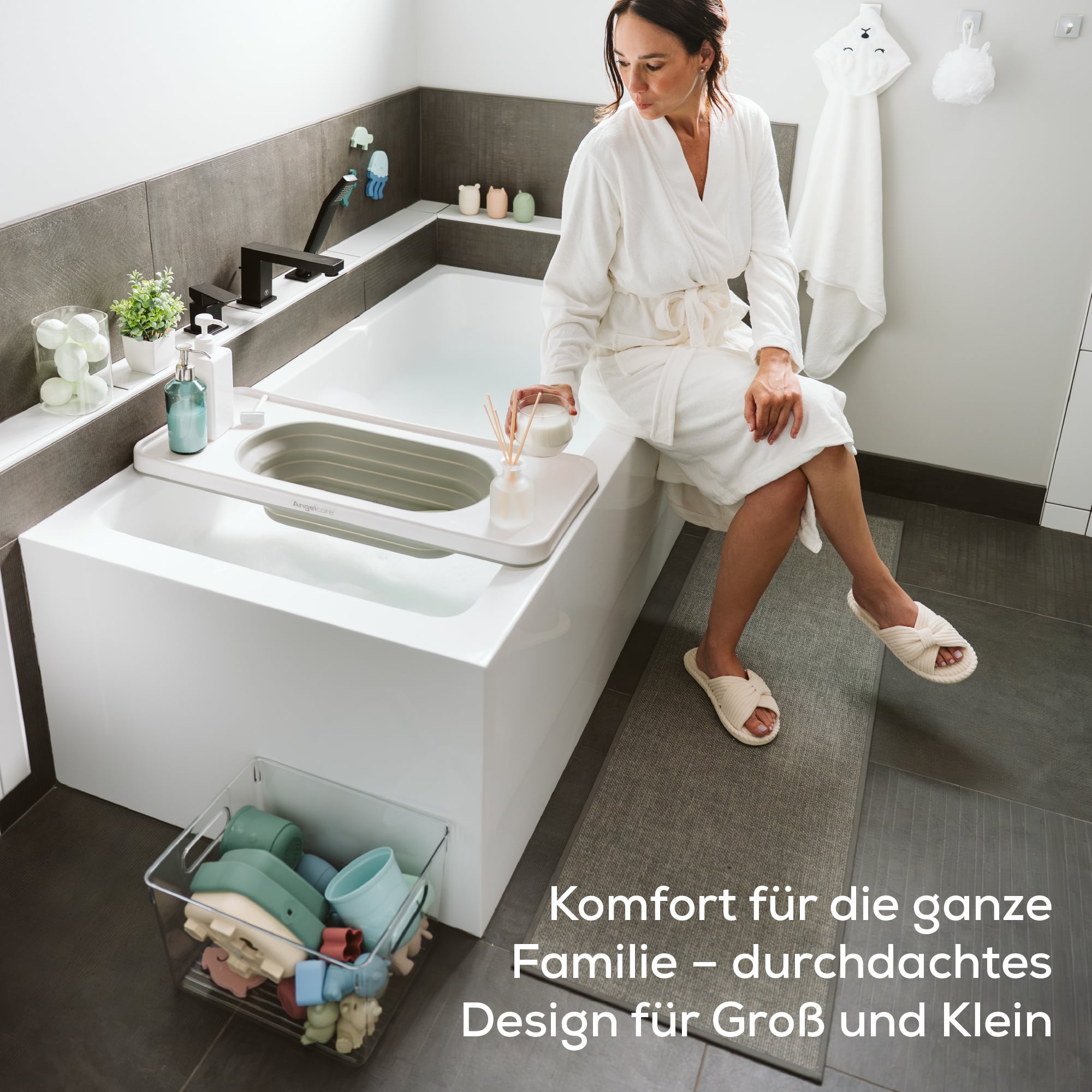 Badewannen, Angelcare, Weiß – Produktansicht