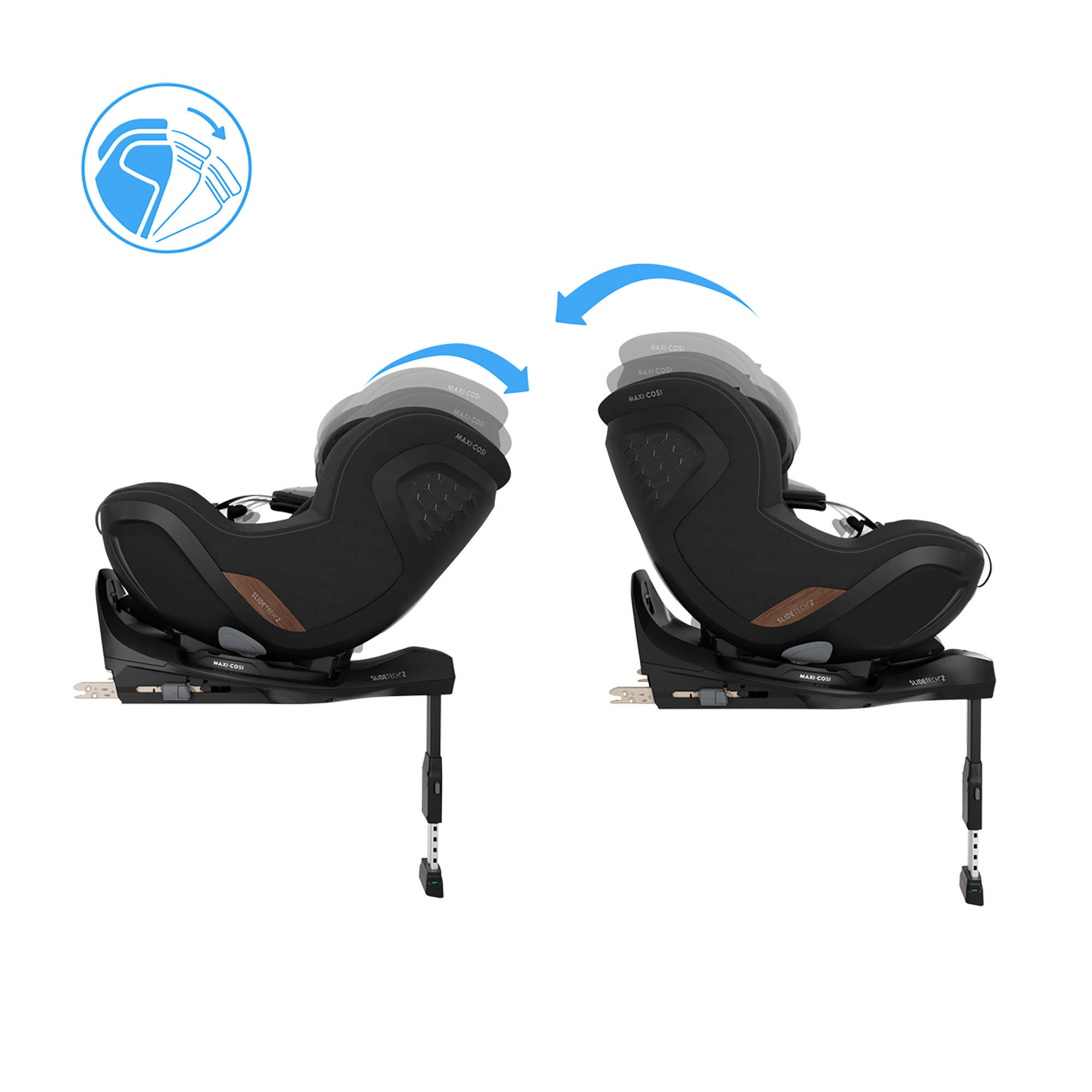 Reboarder 0-18 kg, Gruppe 0+/1, MAXI-COSI Premium, Schwarz – Produktansicht