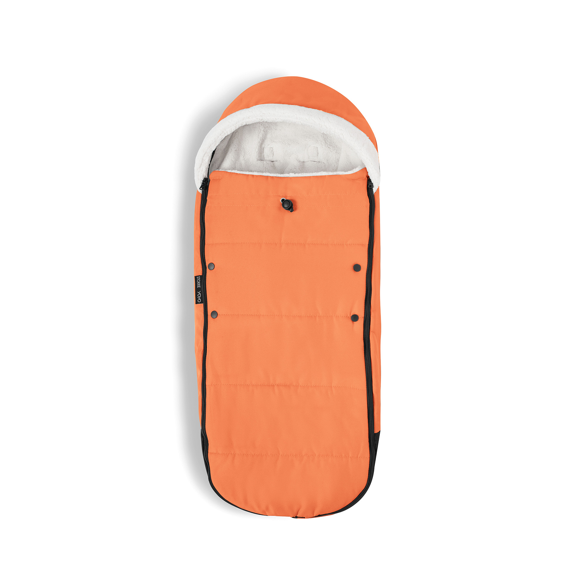 Fußsäcke & Decken, STOKKE, Orange – Besonderheit: Anti-Schmutz-Schutz im Fußbereich