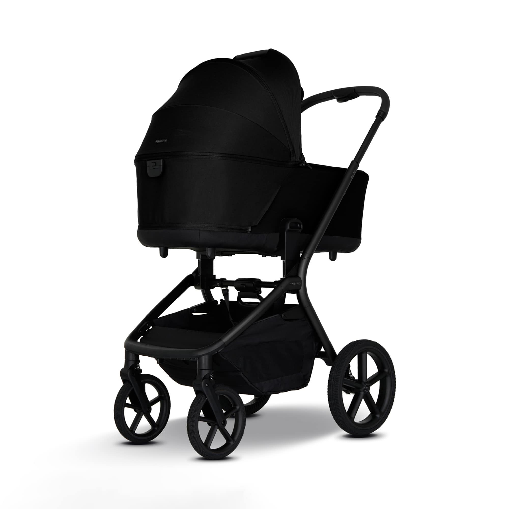Kombi-Kinderwagen, My junior, Schwarz – Produktansicht