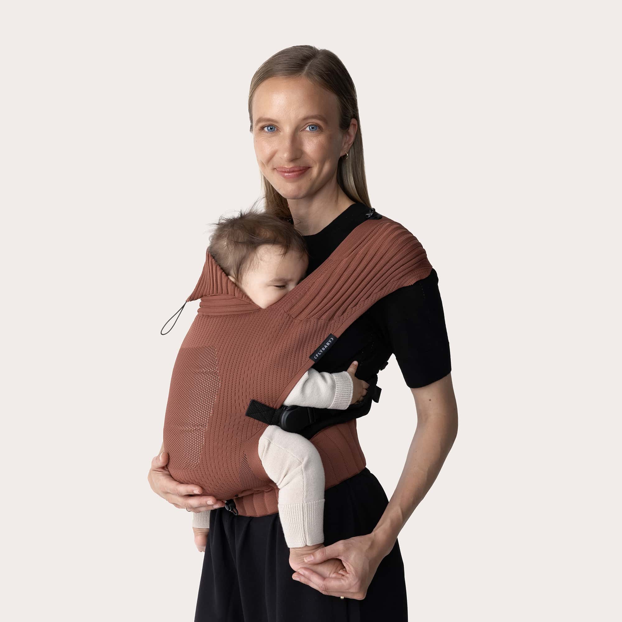 Babytragen, FLYBABY, Braun – Produktansicht