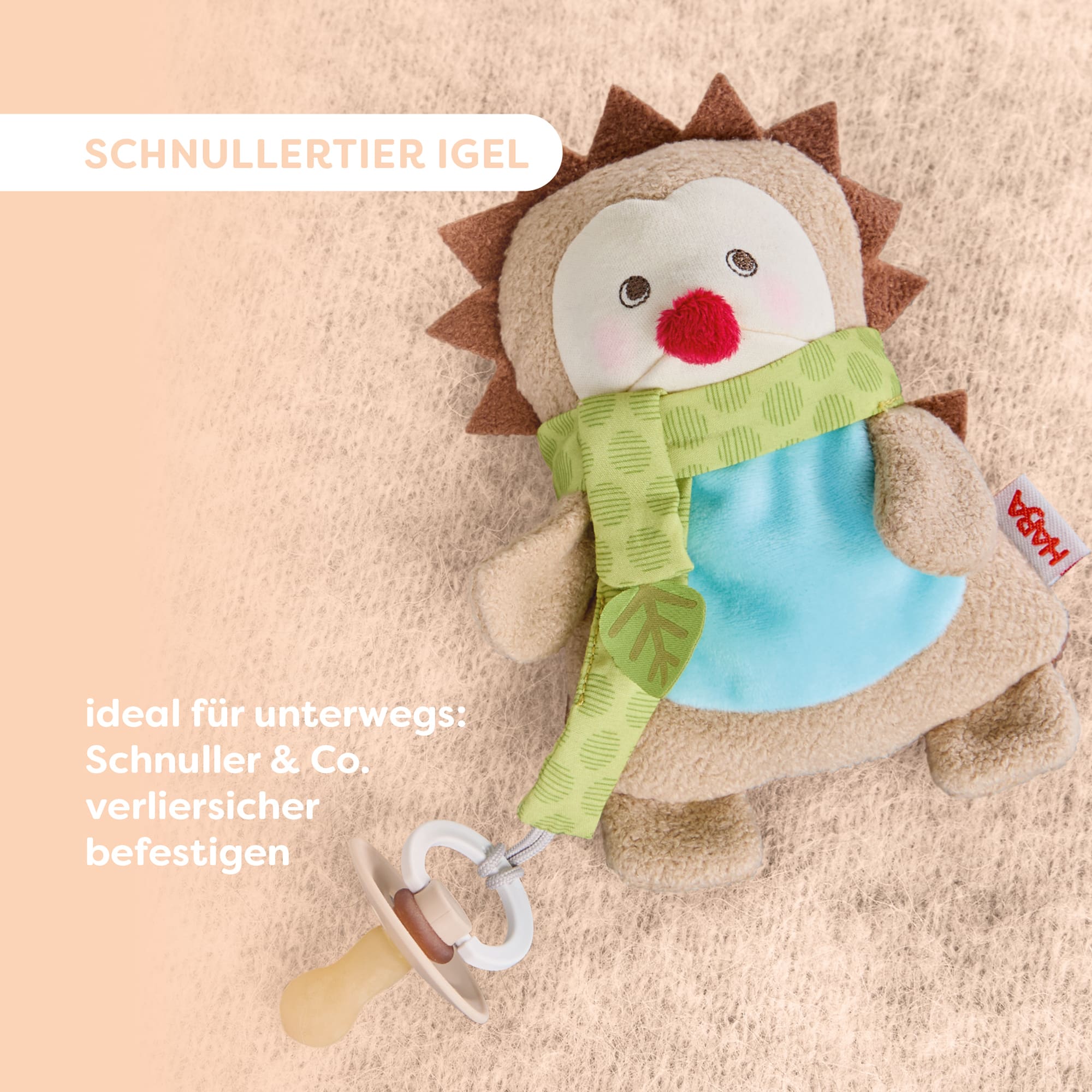 Kuscheltiere, HABA, Grün – Produktansicht