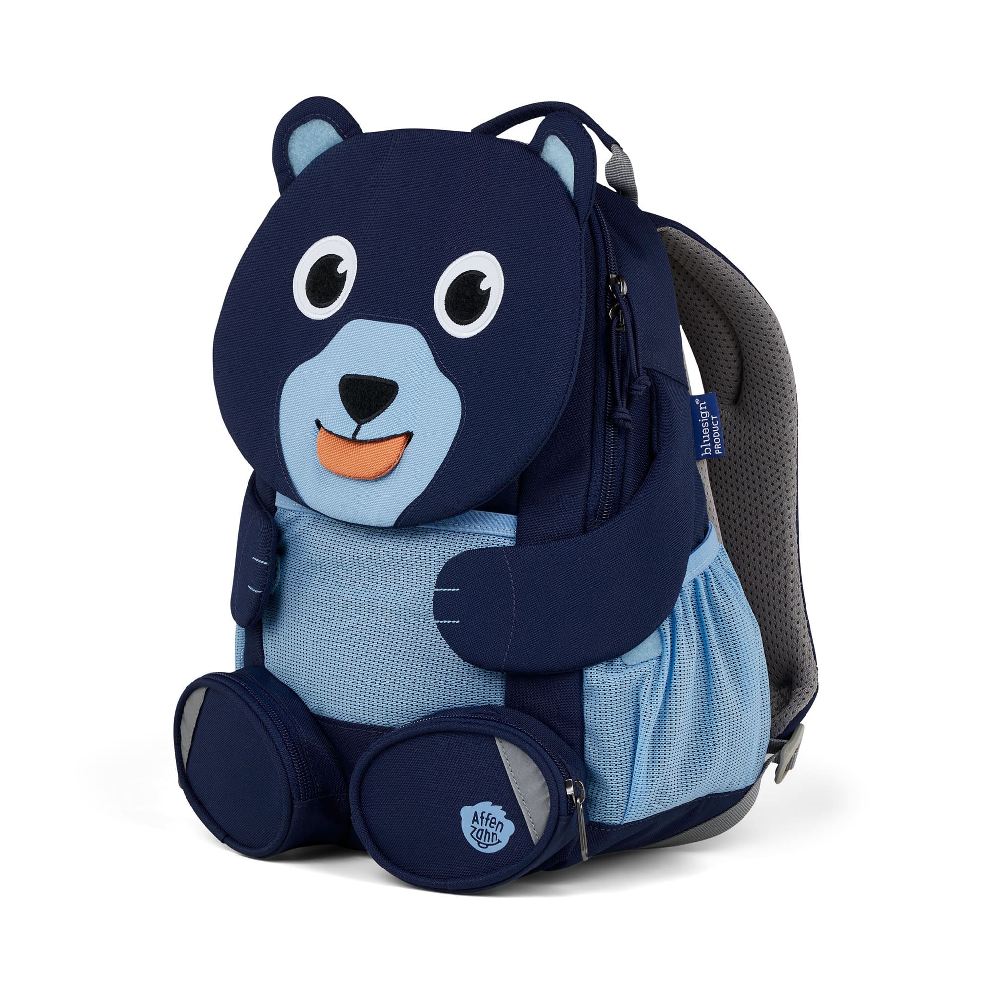 Kinderrucksäcke, Affenzahn, Blau – Produktansicht