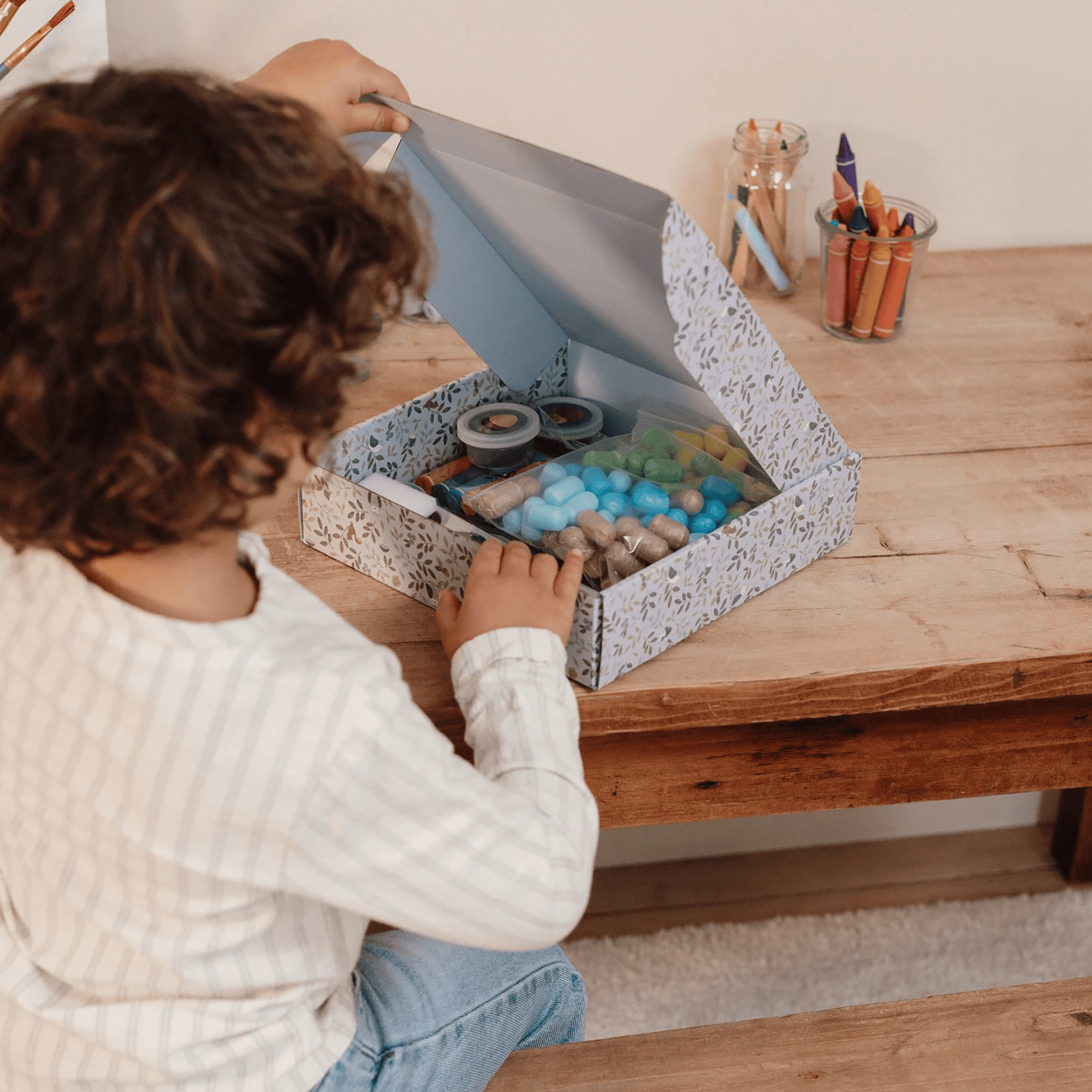 Malen & Kneten, LITTLE DUTCH, Blau – Produktansicht