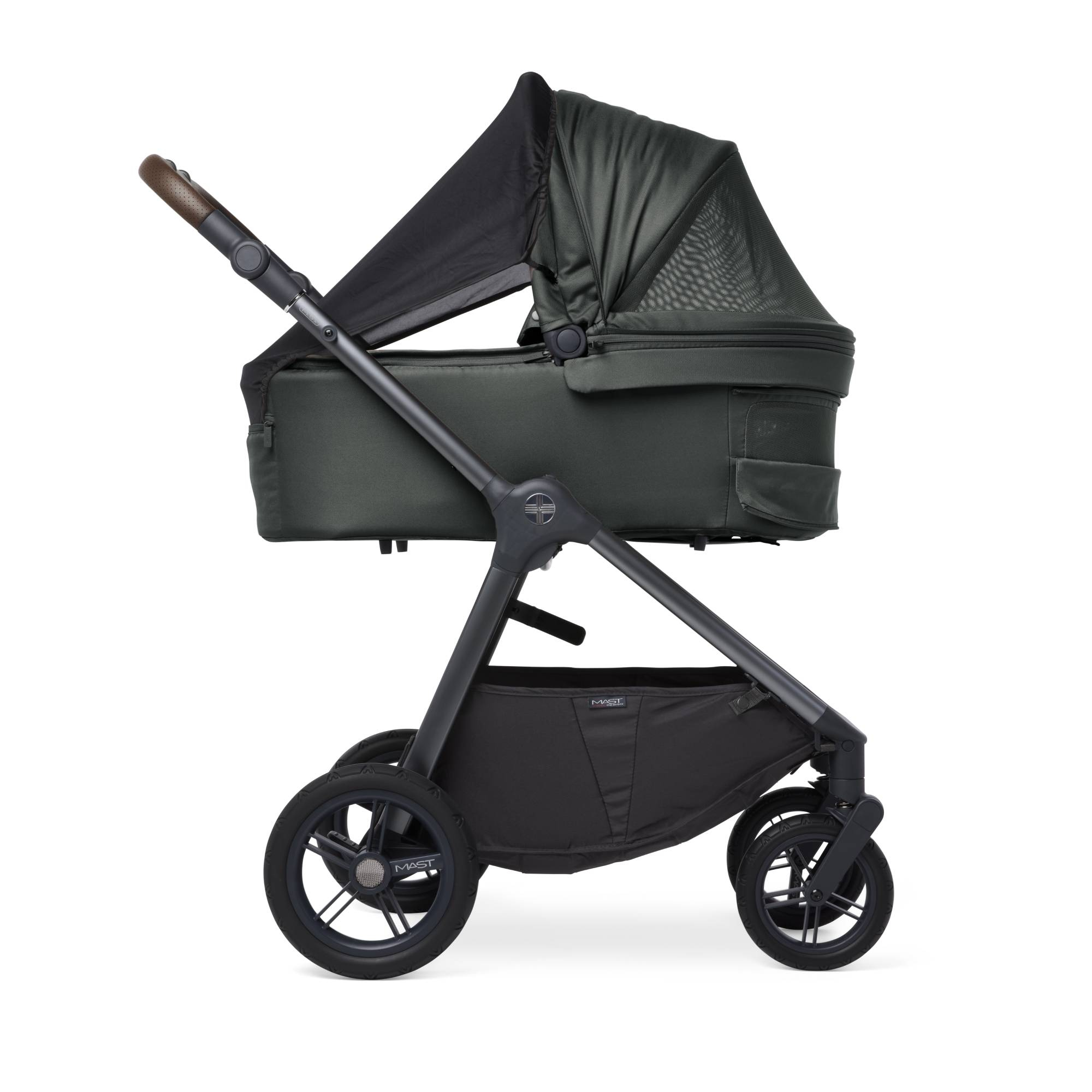 Kombi-Kinderwagen, MAST, Schwarz – Produktansicht