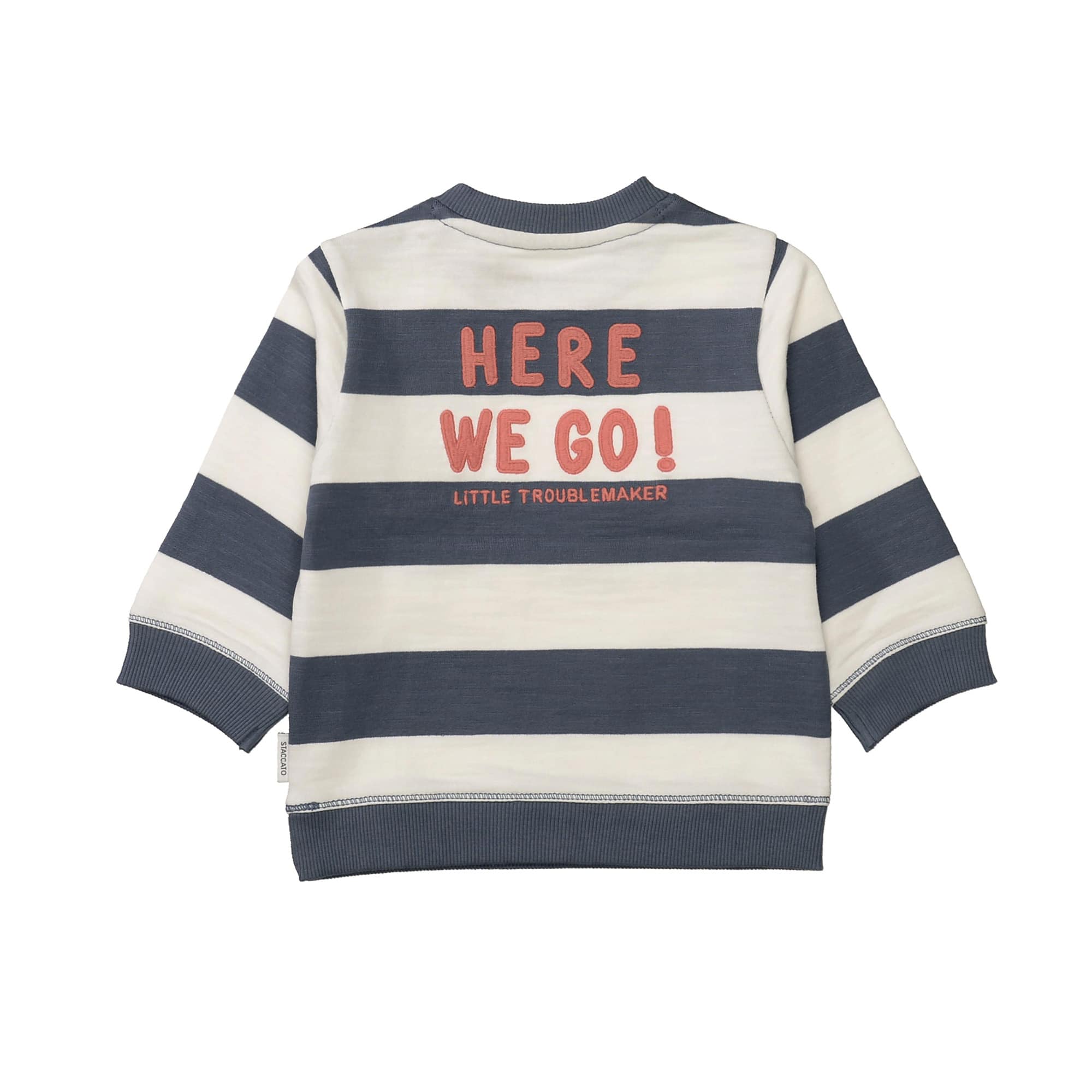 Pullover & Sweatshirts, STACCATO, Mehrfarbig – Besonderheit: aus 100% Baumwolle