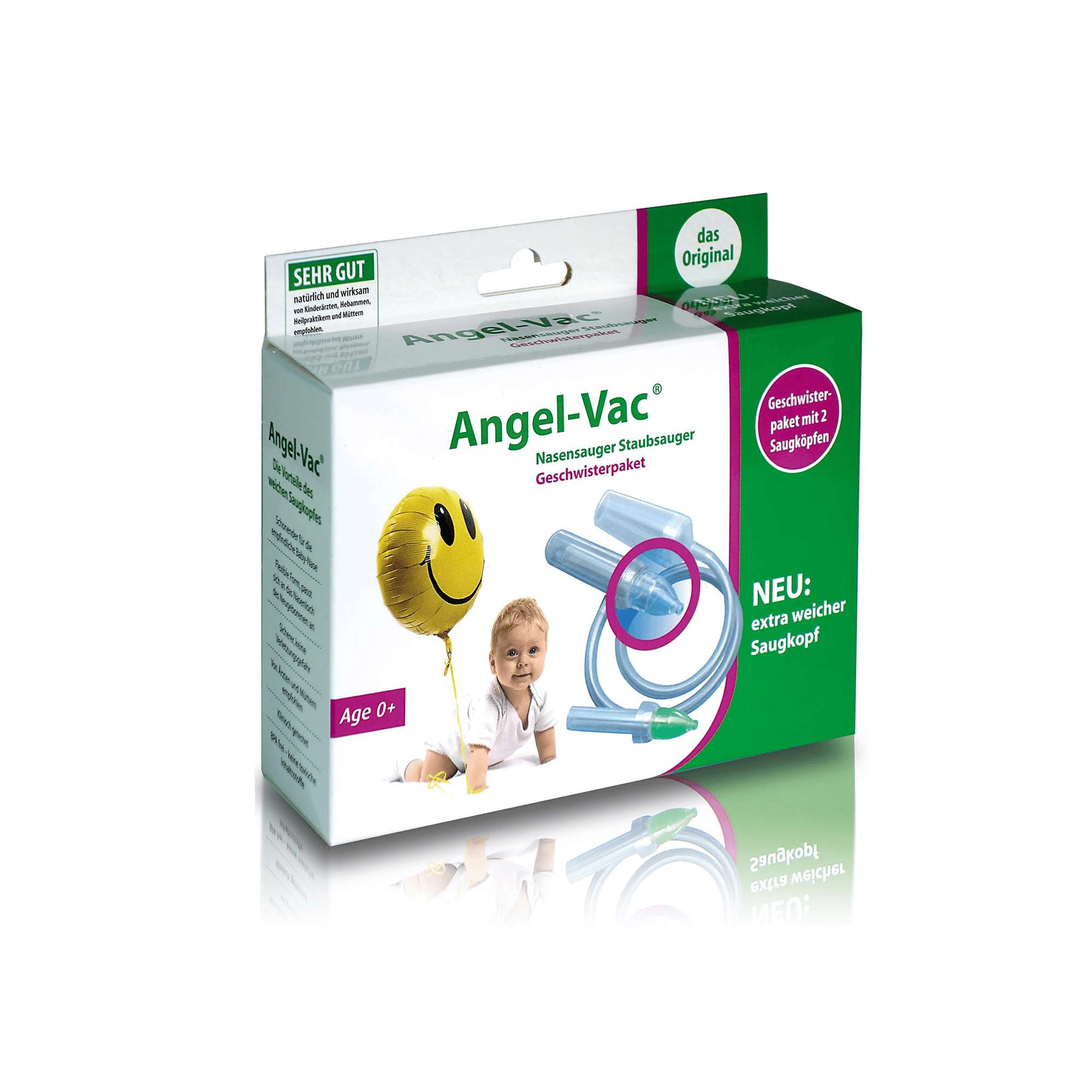 Nasensauger, Angel-Vac, Transparent – Produktansicht