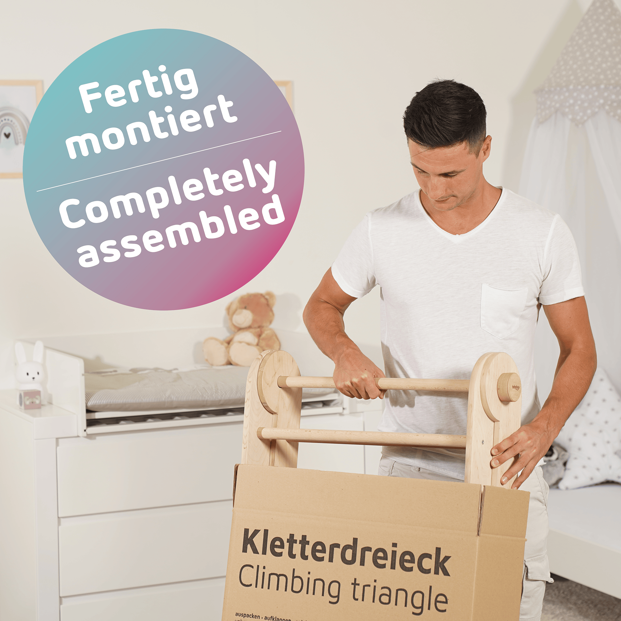 Spielgeräte, babybay, Beige – Produktansicht