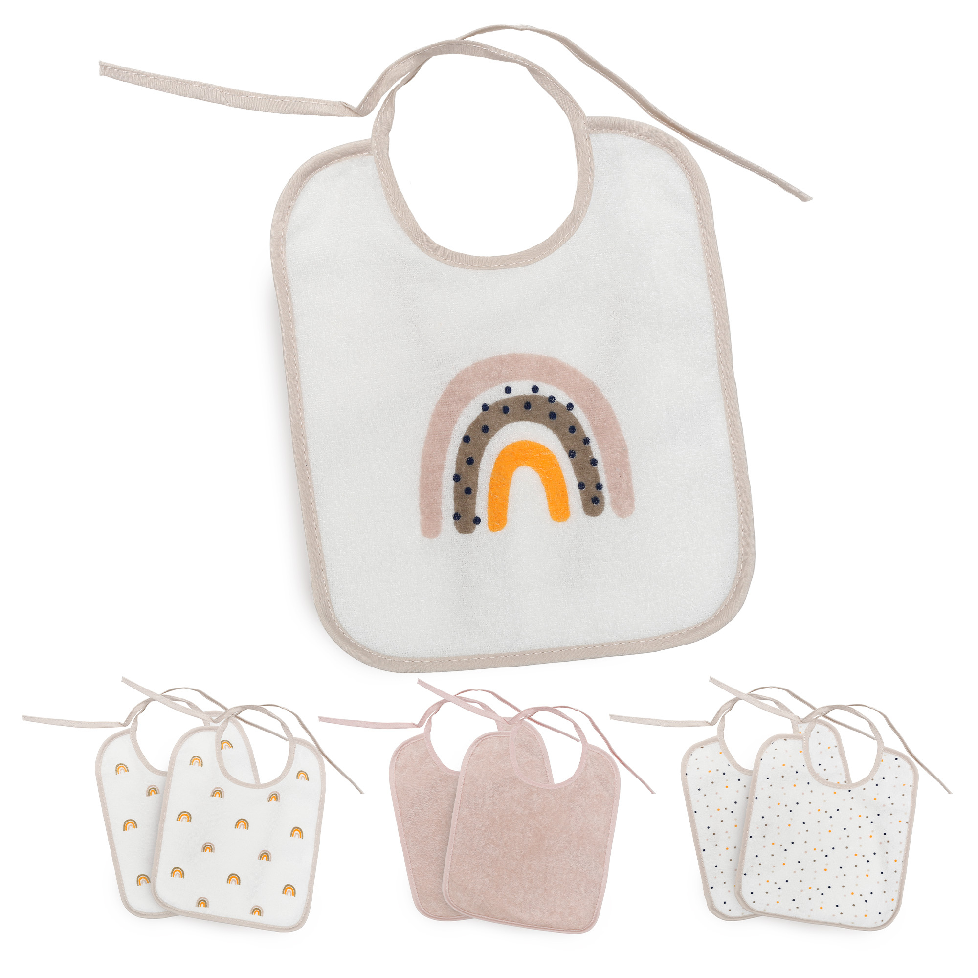 Lätzchen, LITTLE ONE, Weiß – Besonderheit: weicher Baummwoll-Mix